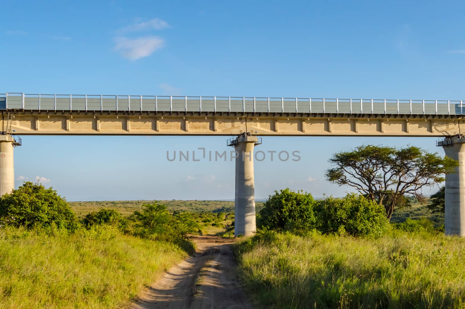 View of the viaduct of the Nairobi railroad  by Philou1000