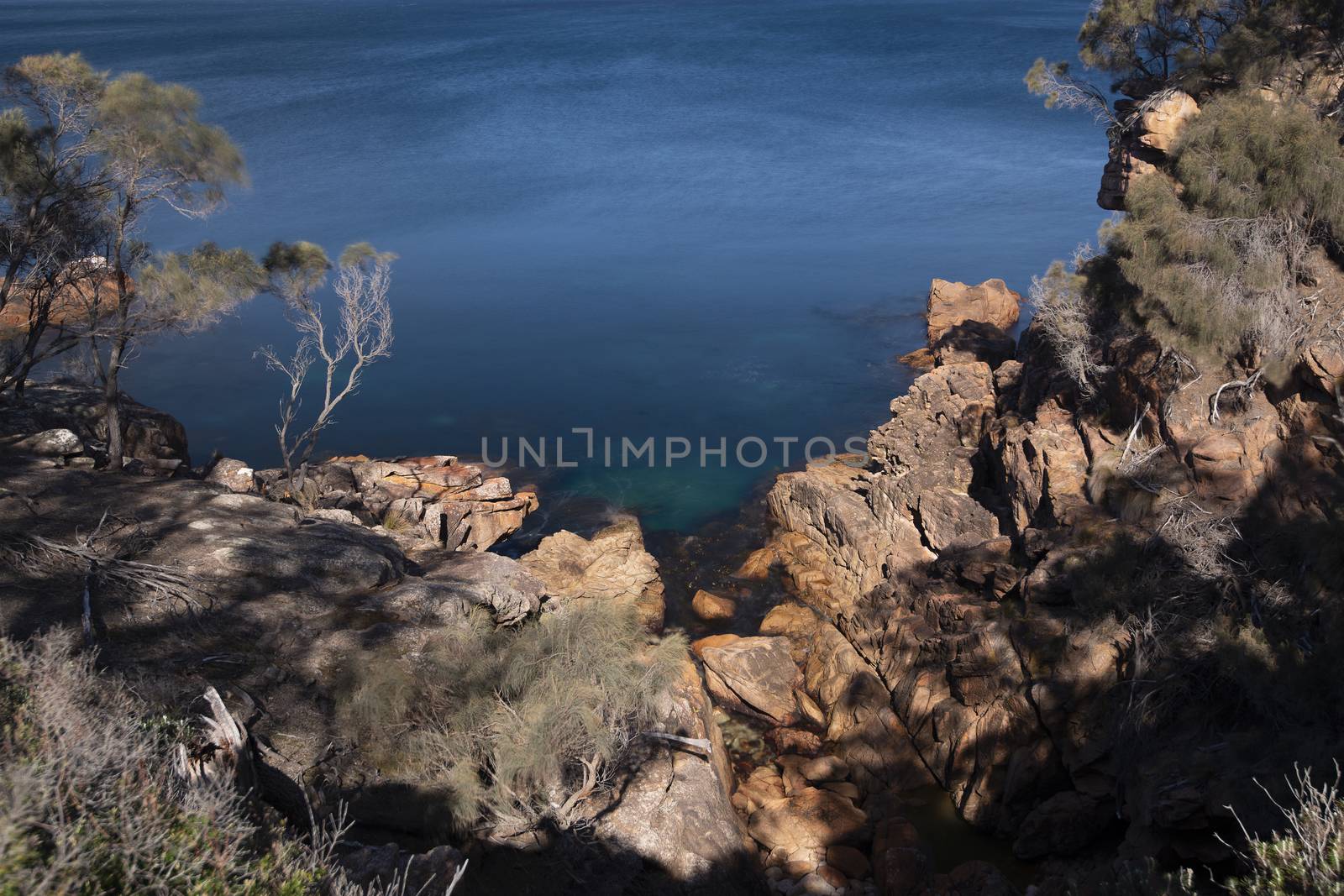 Sleepy Bay in Freycinet National Park by artistrobd