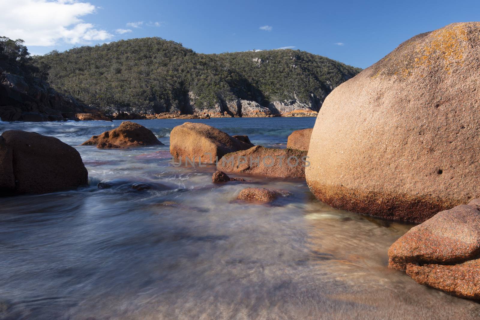 Sleepy Bay in Freycinet National Park by artistrobd