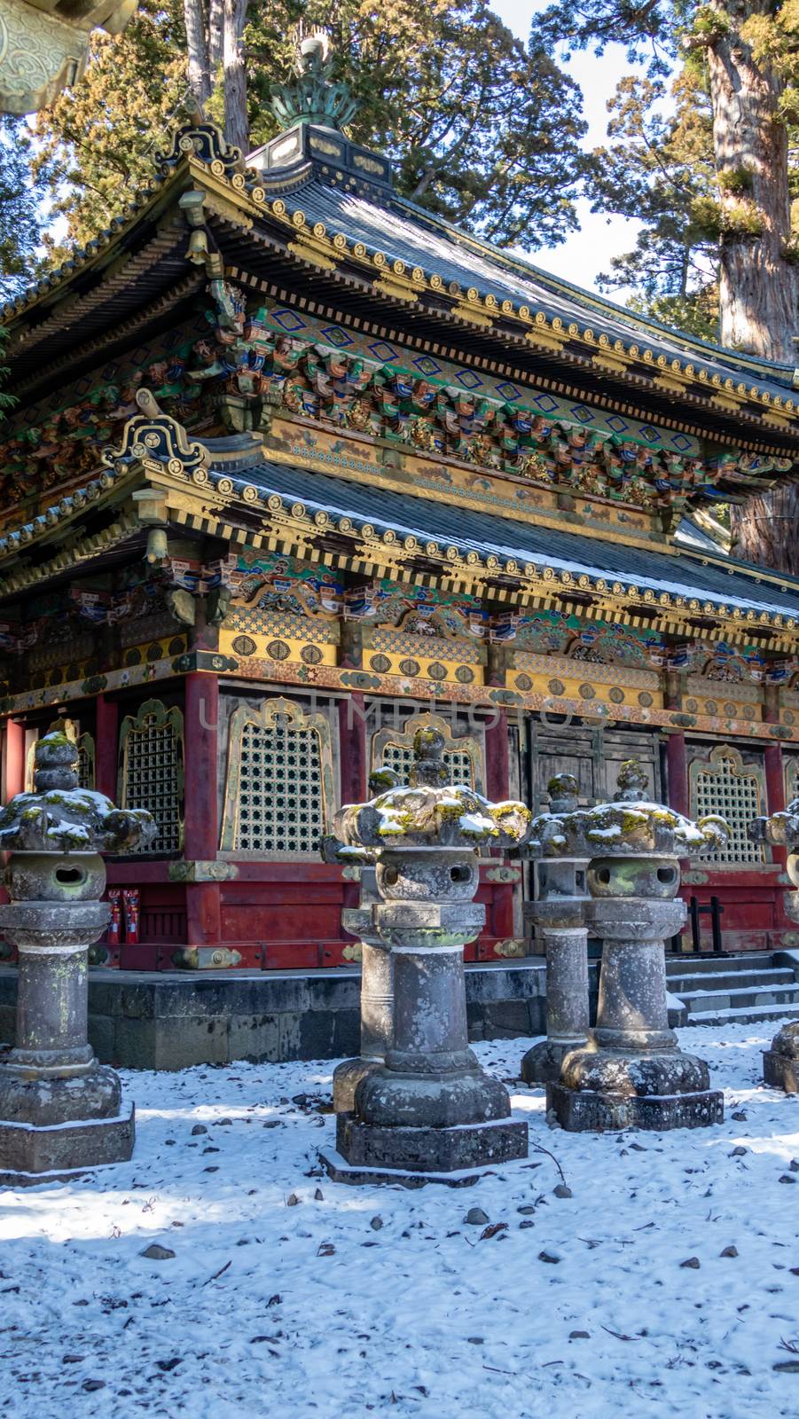 The Toshogu Shrine in Nikko, Japan.