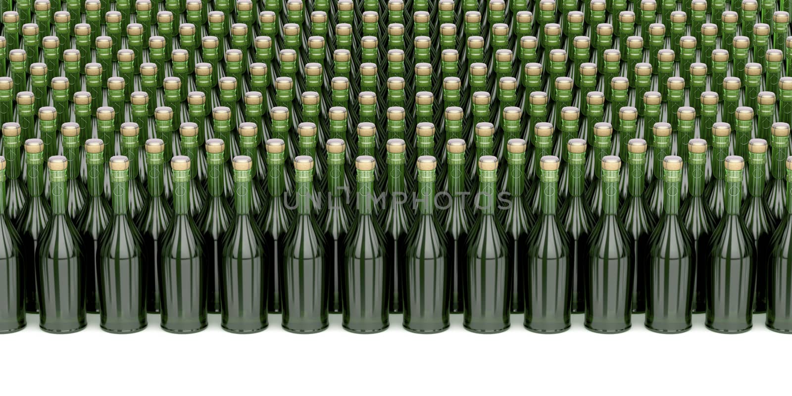 Many champagne bottles by magraphics