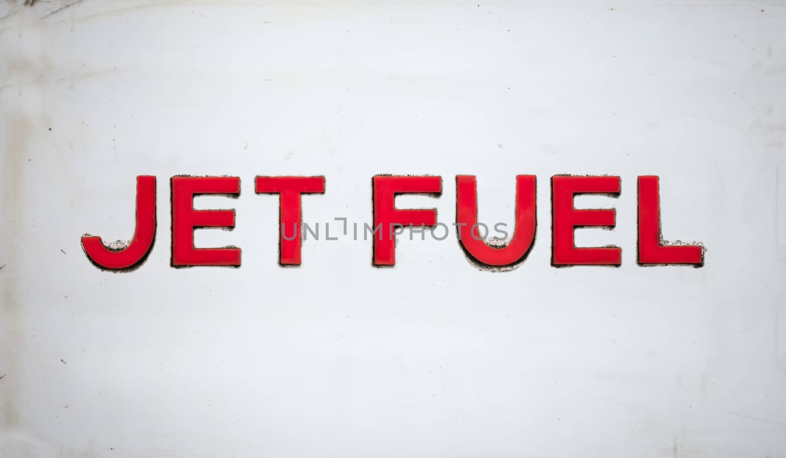 Travel Image Of A Sign For Jet Fuel On An Aircraft At An Airport