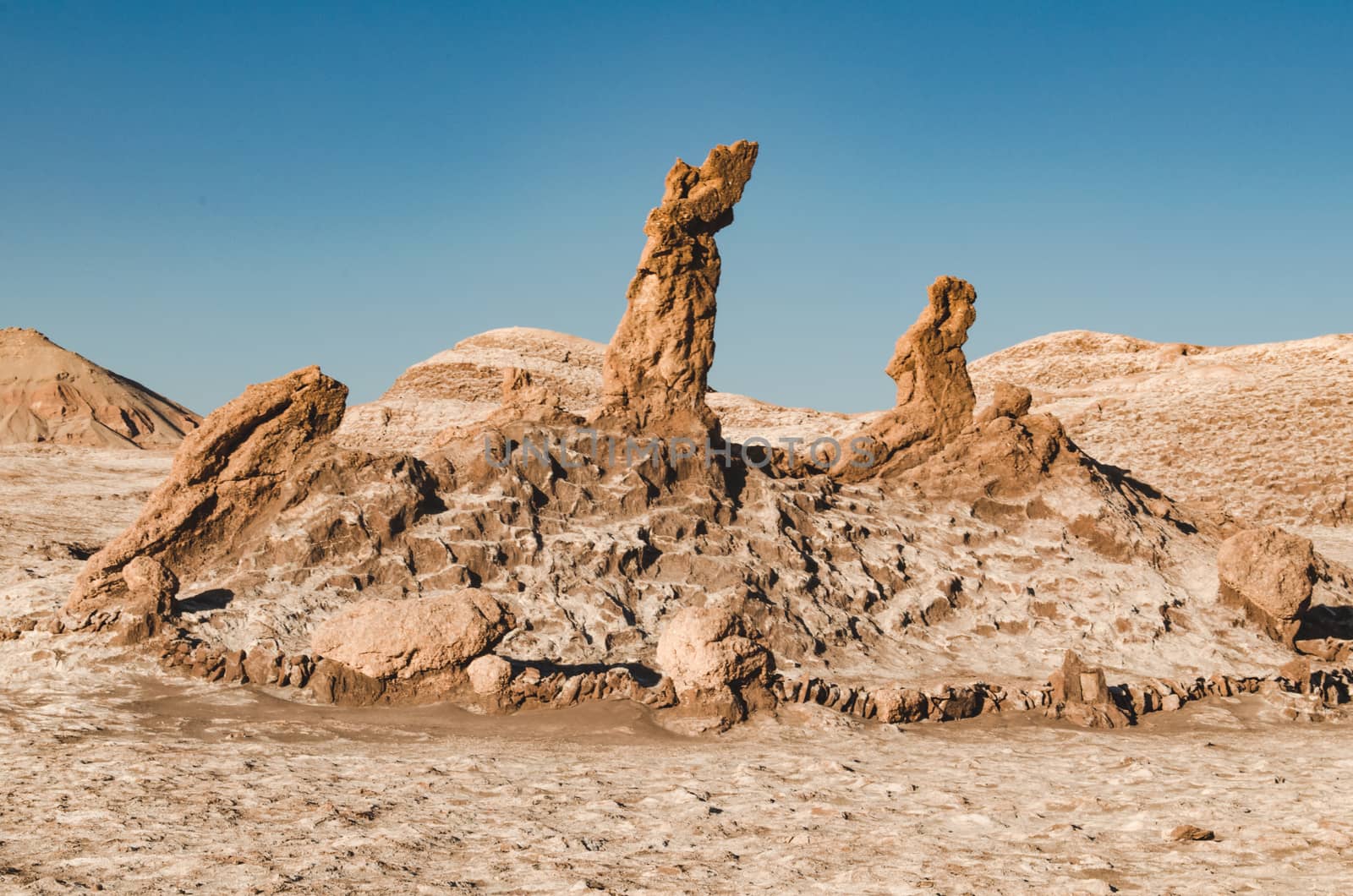 Beautiful salt sculptures in Atacama desert, Chile by mikelju
