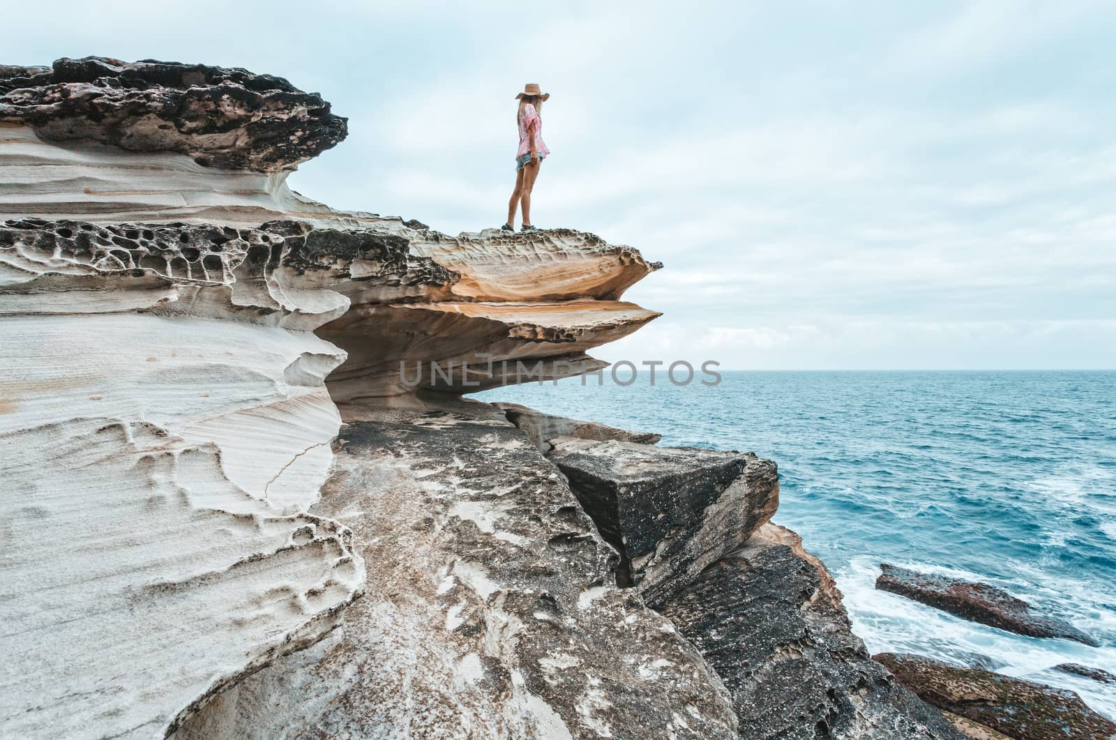 A coastal walk and rock scramble along the Kurnell coastline, admiring the rugged beauty of the coastal cliffs and the large rock falls along here