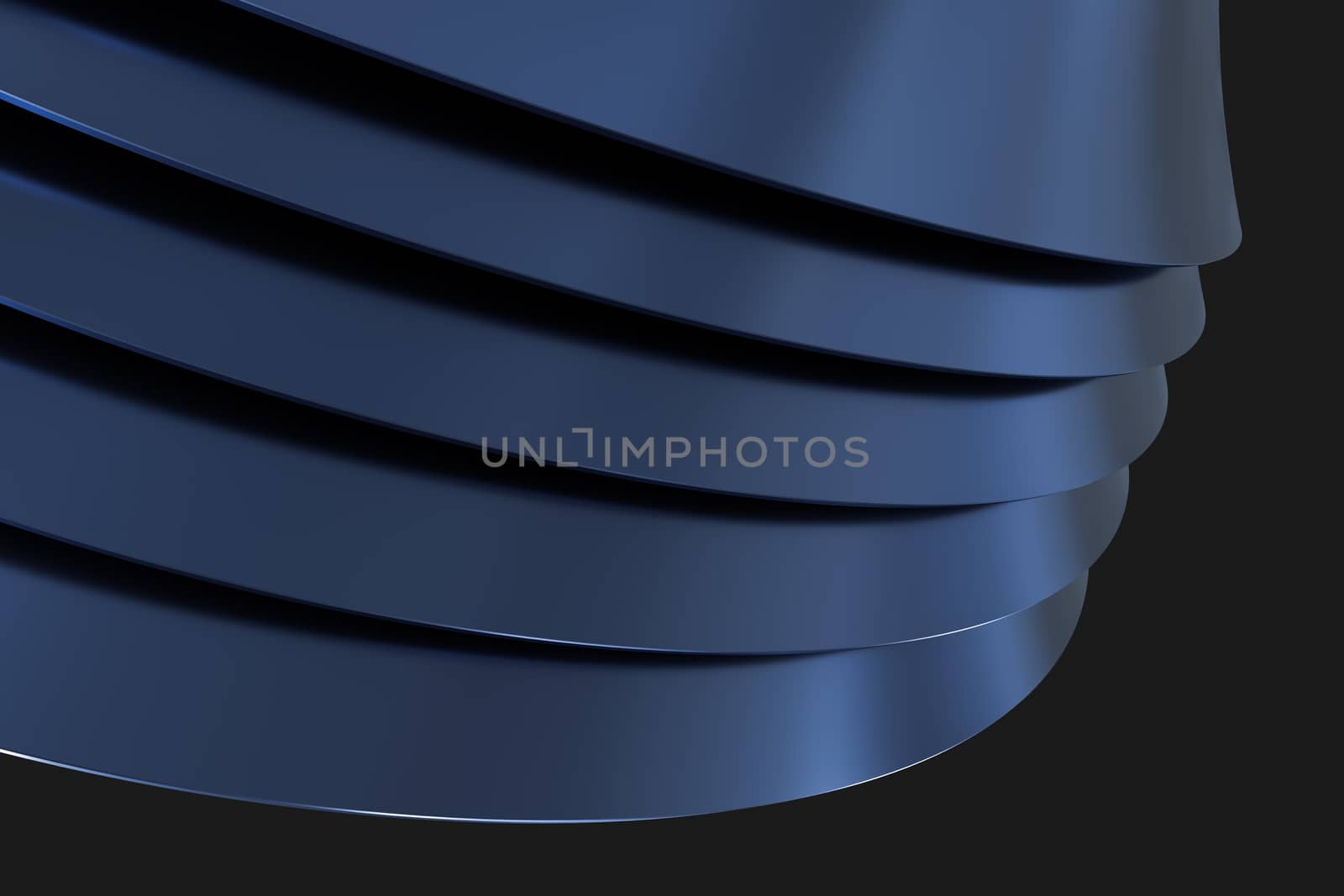 3d rendering, blue metalic surface and graphic design background by vinkfan
