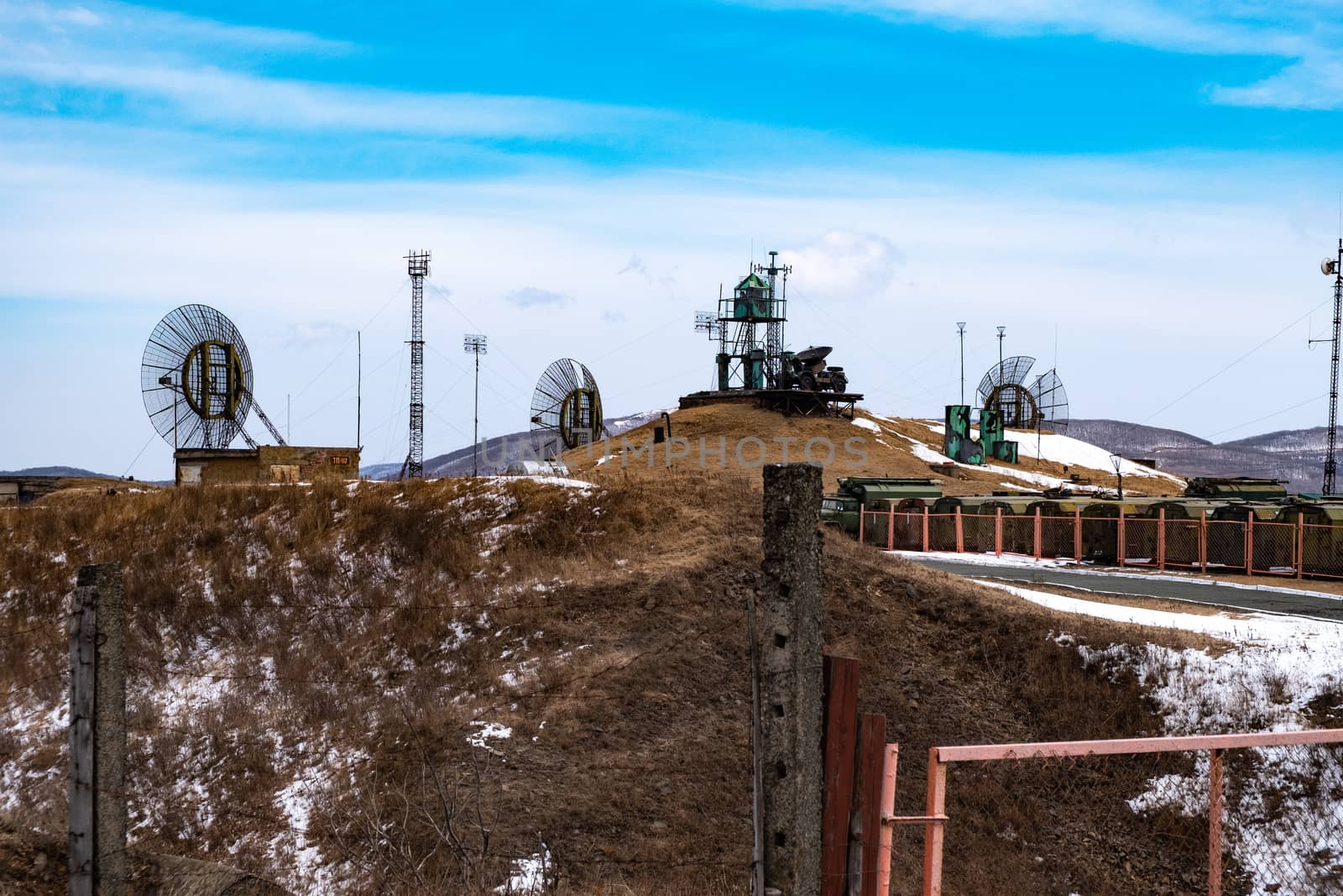 Tools and strengthening the battery 198 on the hill Refrigerator in Vladivostok, Russia. by rdv27