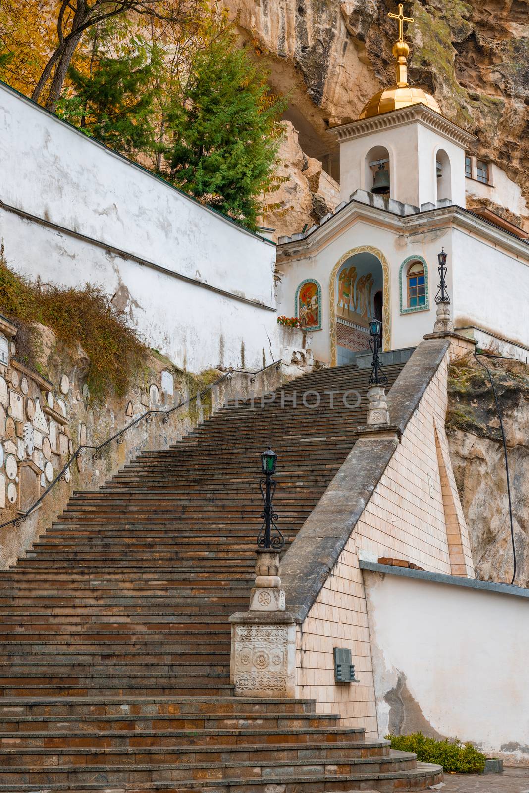 The Holy Assumption Cave Monastery in Chufut-Kale, Crimea, Bakhchisaray