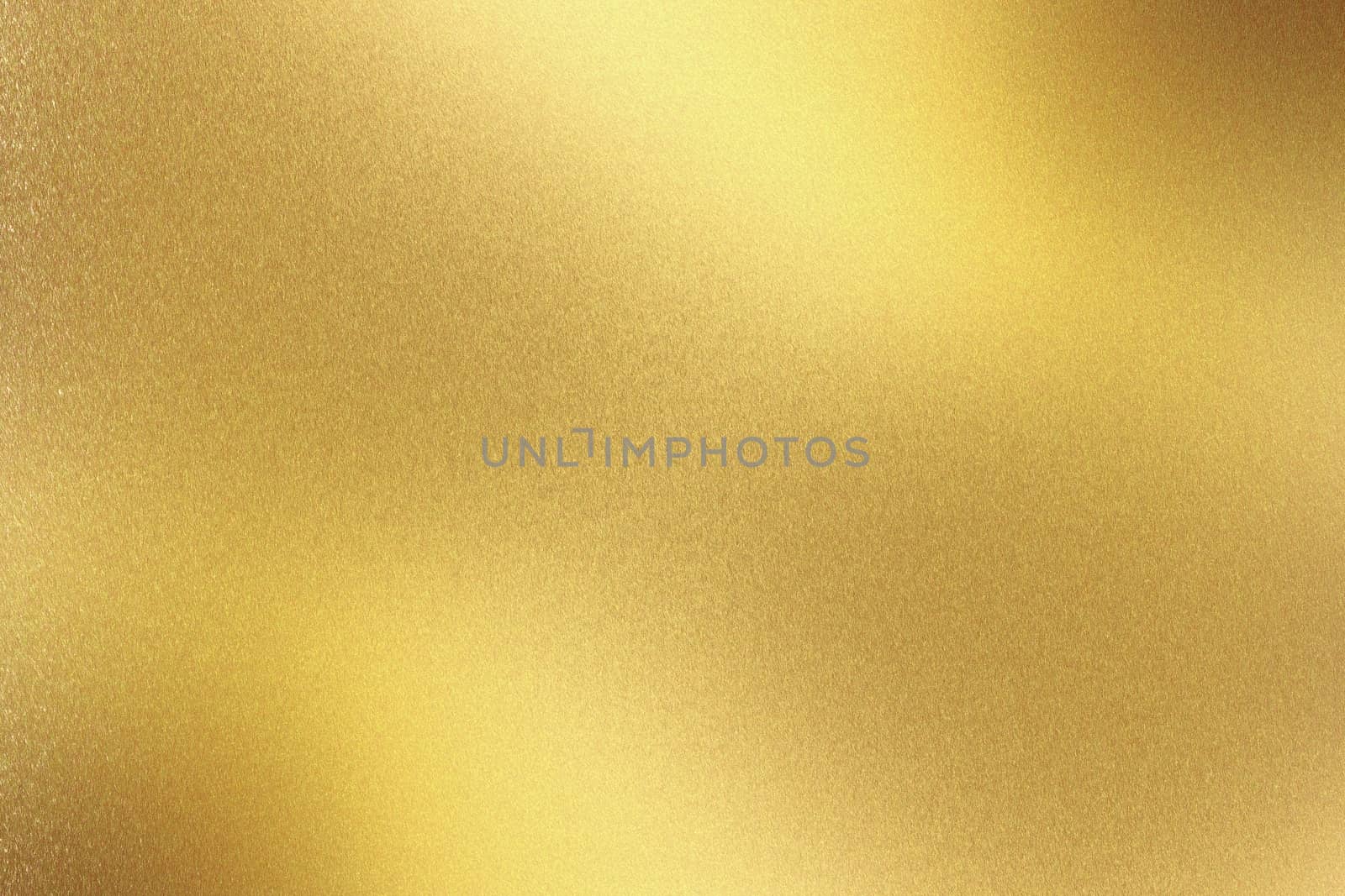 Abstract texture background, light shining on gold metal wall