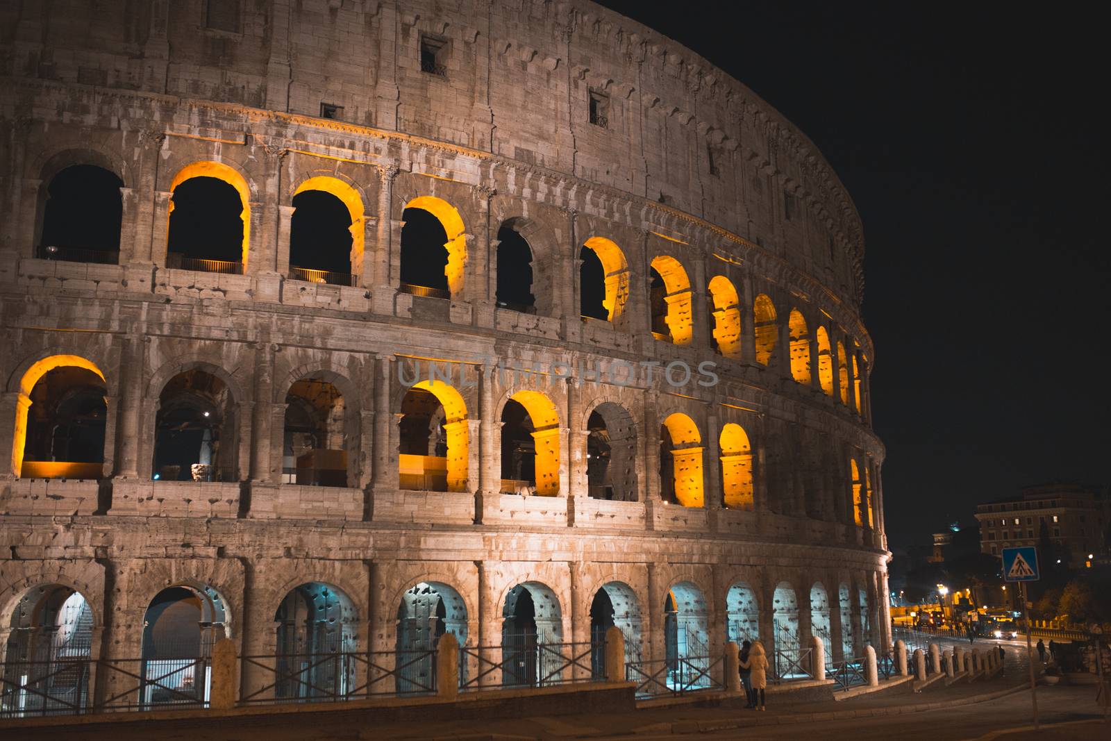 Colloseum at night - Roman Heritage