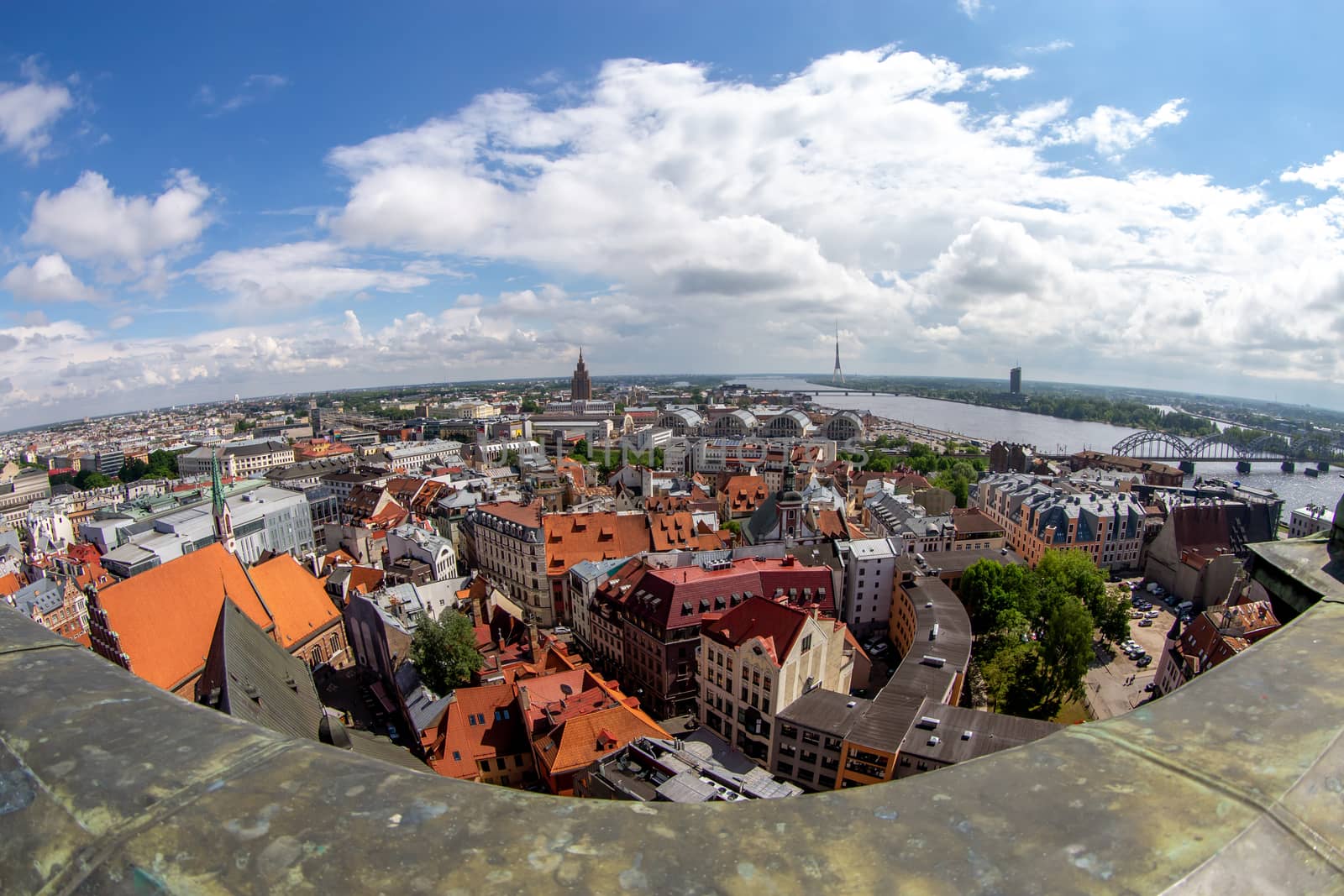 View of Riga city from above. by fotorobs