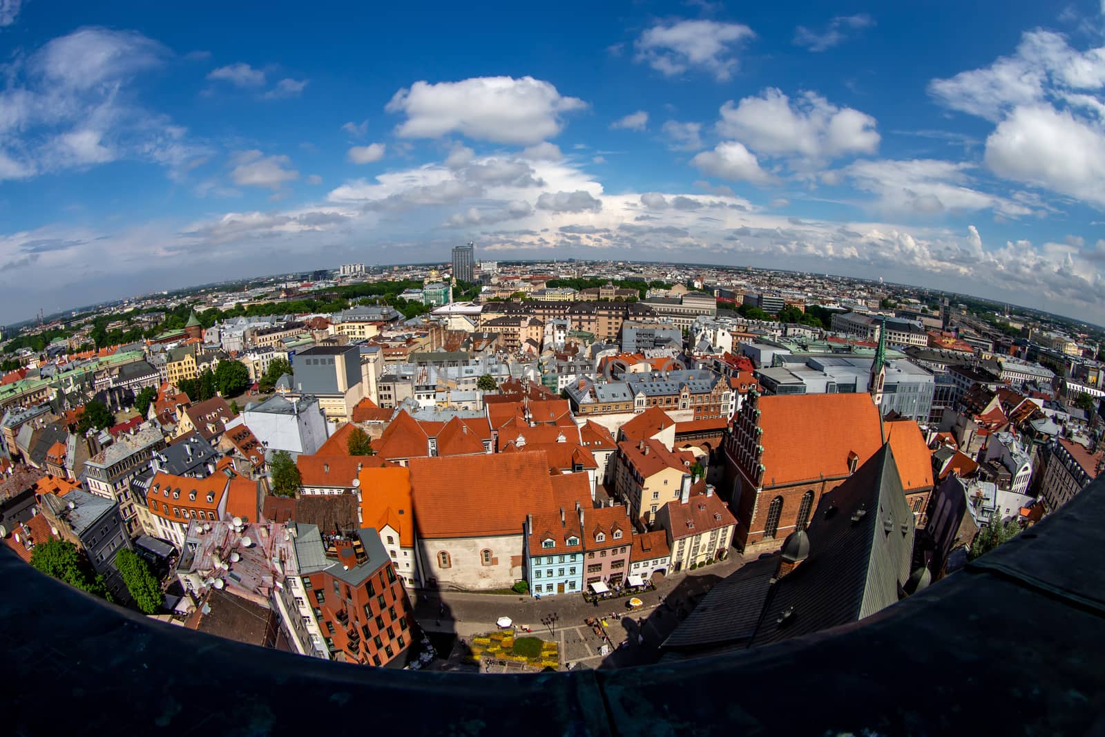 View of Riga city from above. by fotorobs