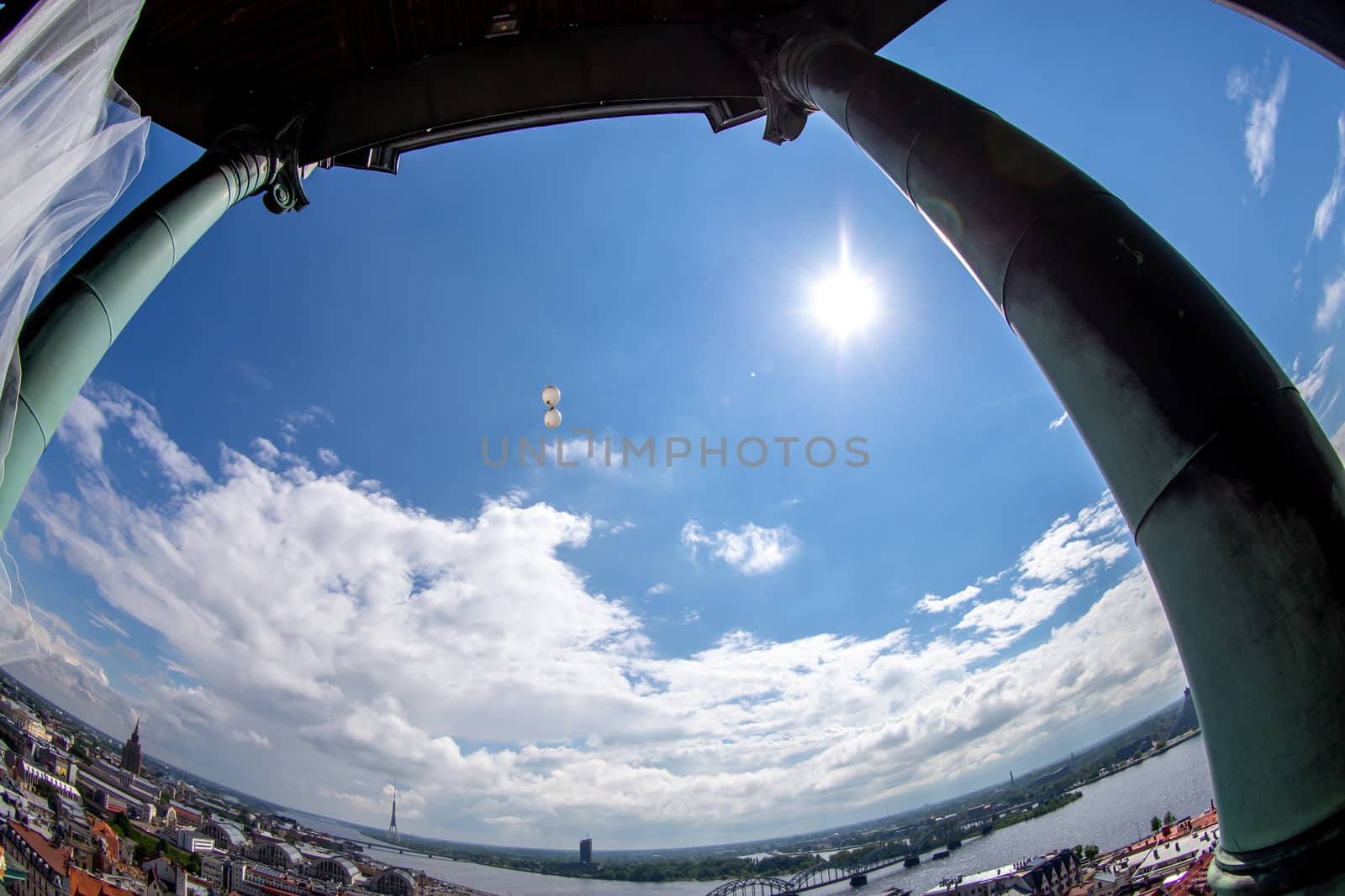 View of Riga city from above. by fotorobs