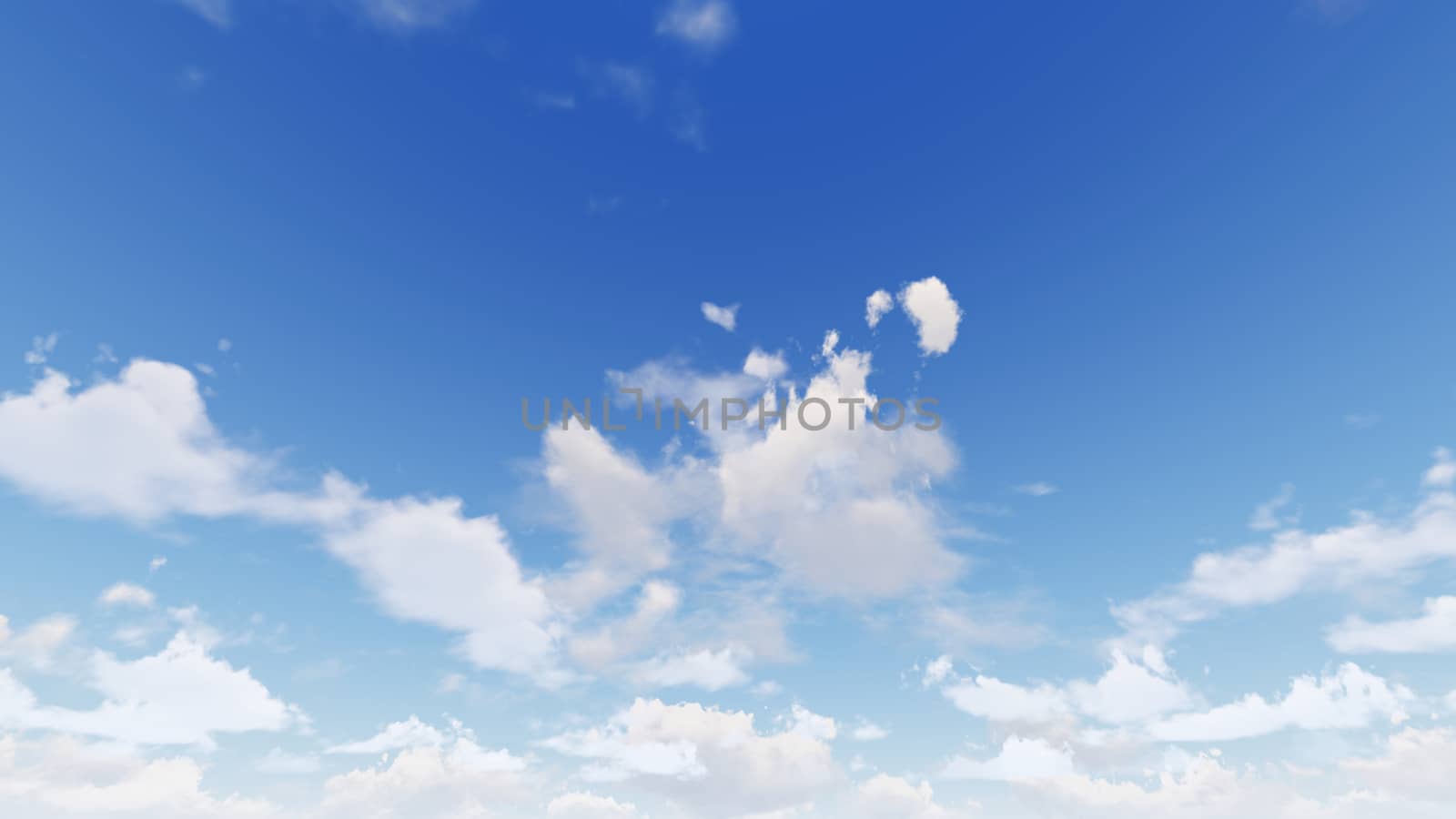 Cloudy blue sky abstract background, blue sky background with tiny clouds, 3d rendering

