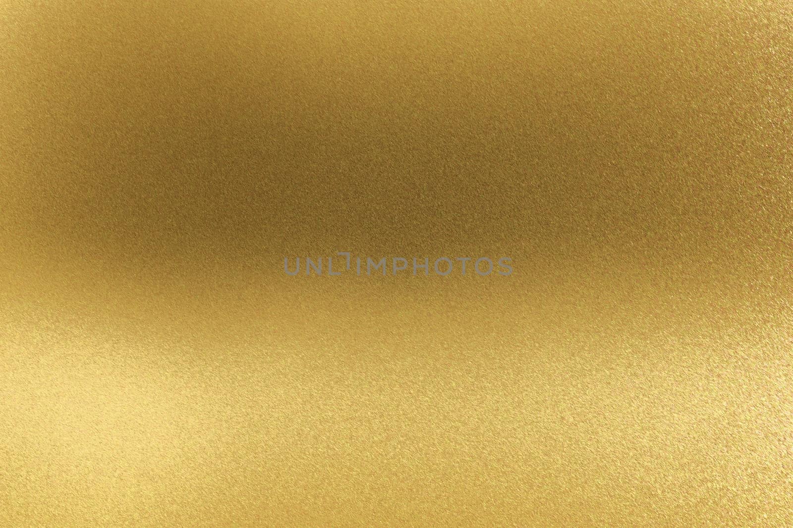 Abstract texture background, glowing golden metal wall