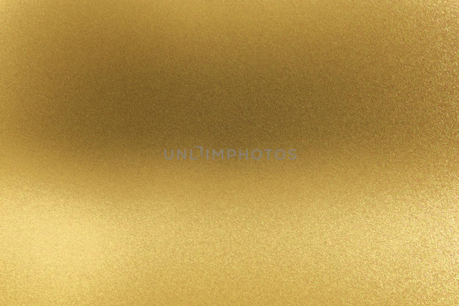 Abstract texture background, glowing golden metal wall