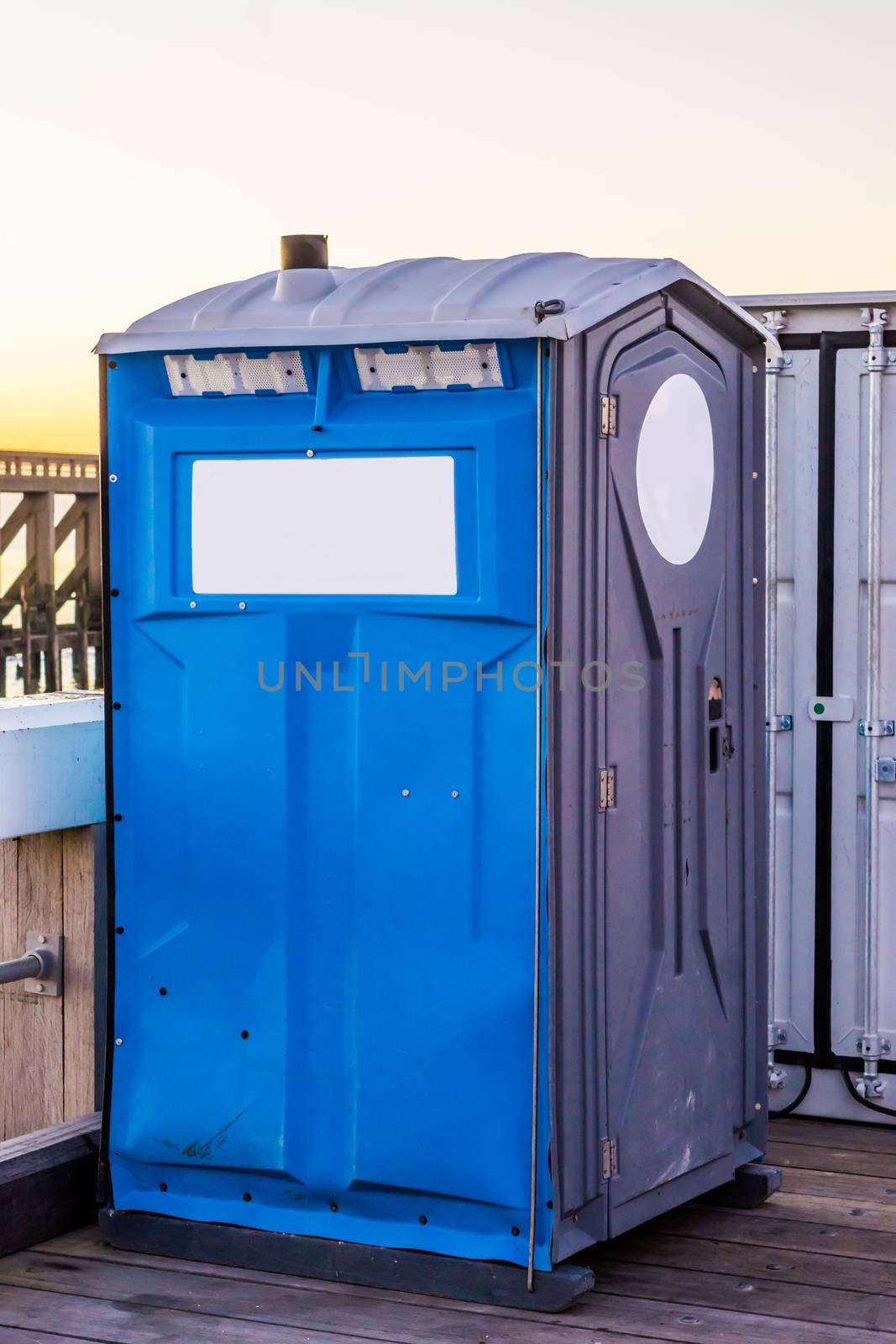 portable toilet box, popular mobile sanitary for events and construction sites by charlottebleijenberg