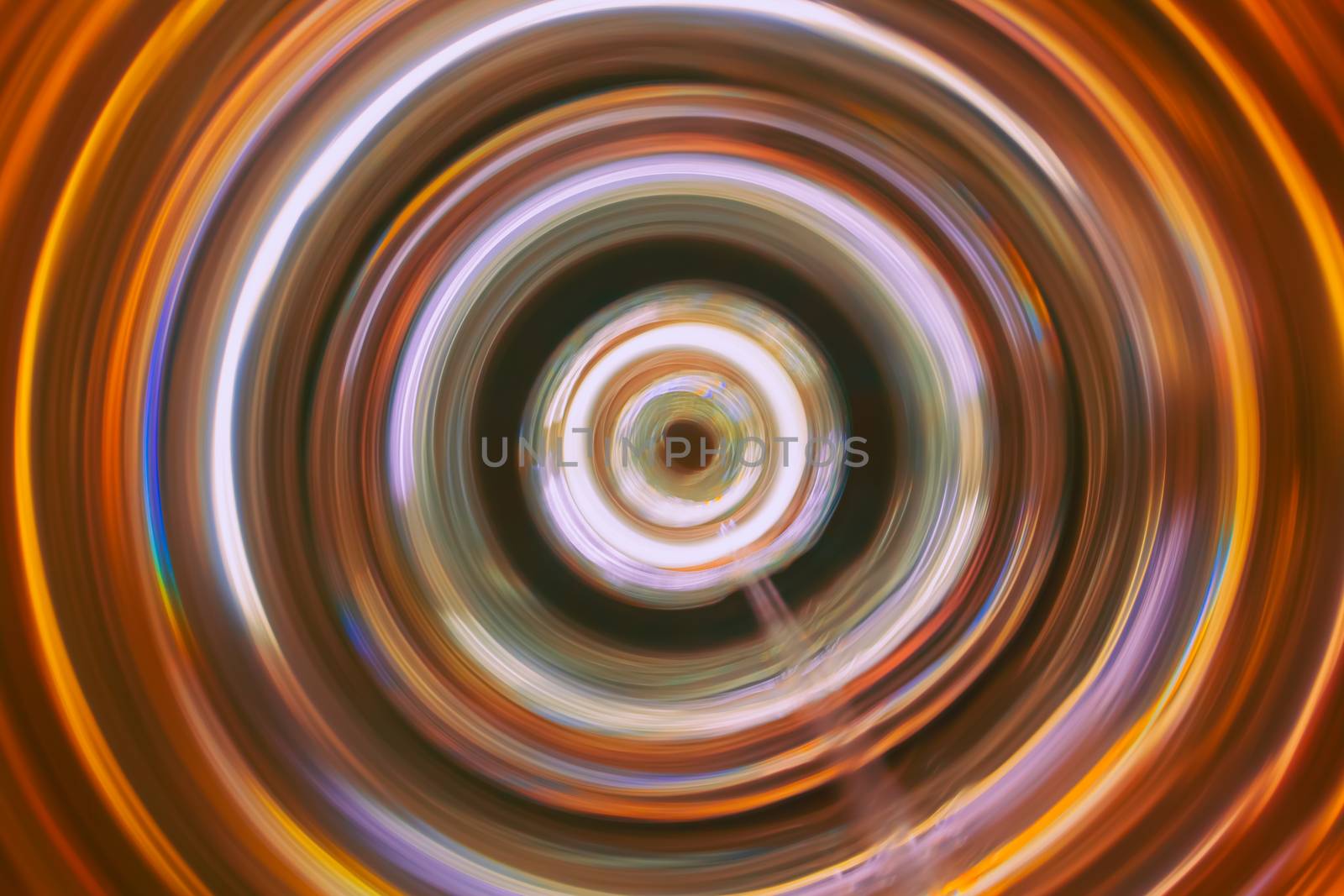 Sound waves in the visible full color in the dark