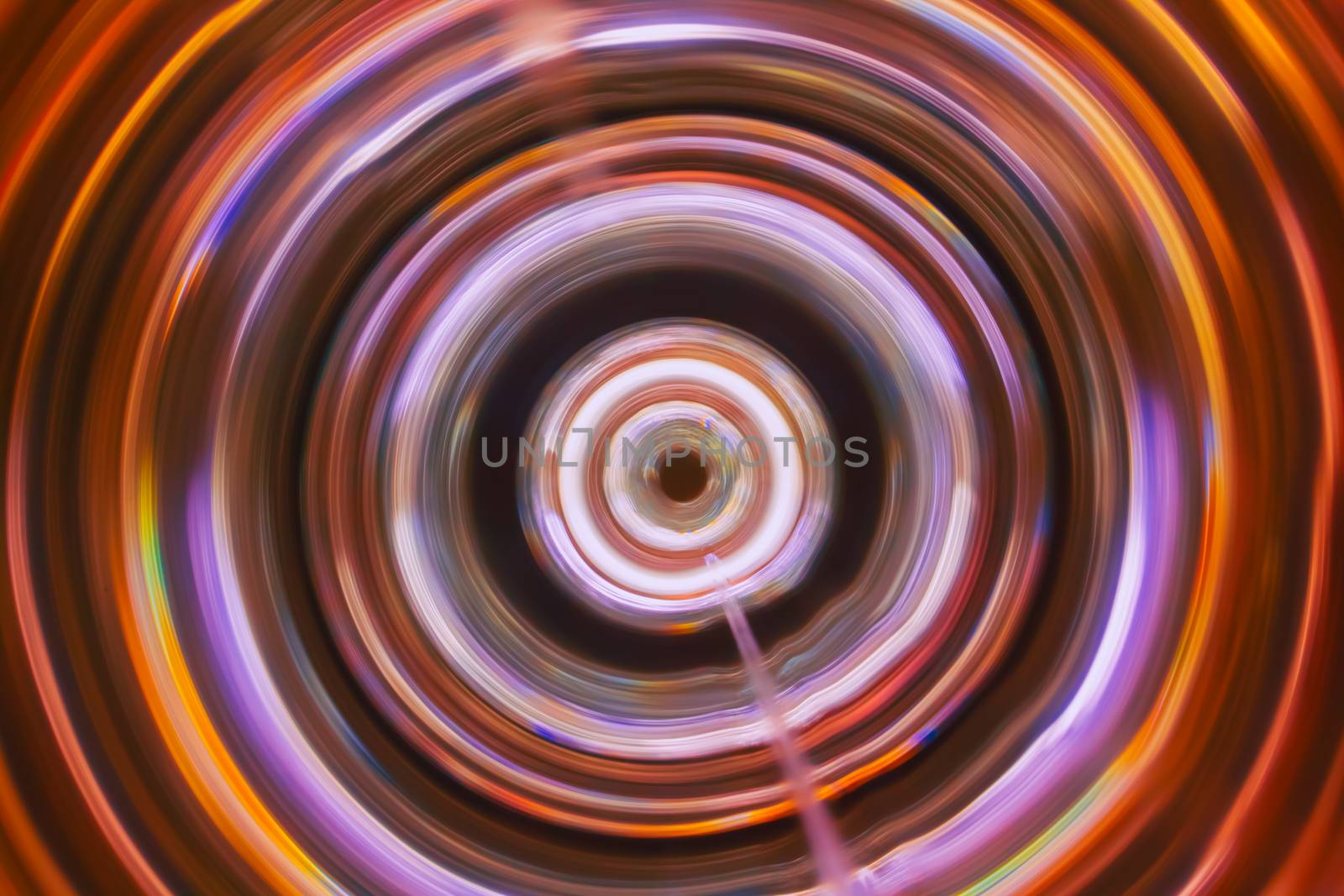 Sound waves in the visible full color in the dark