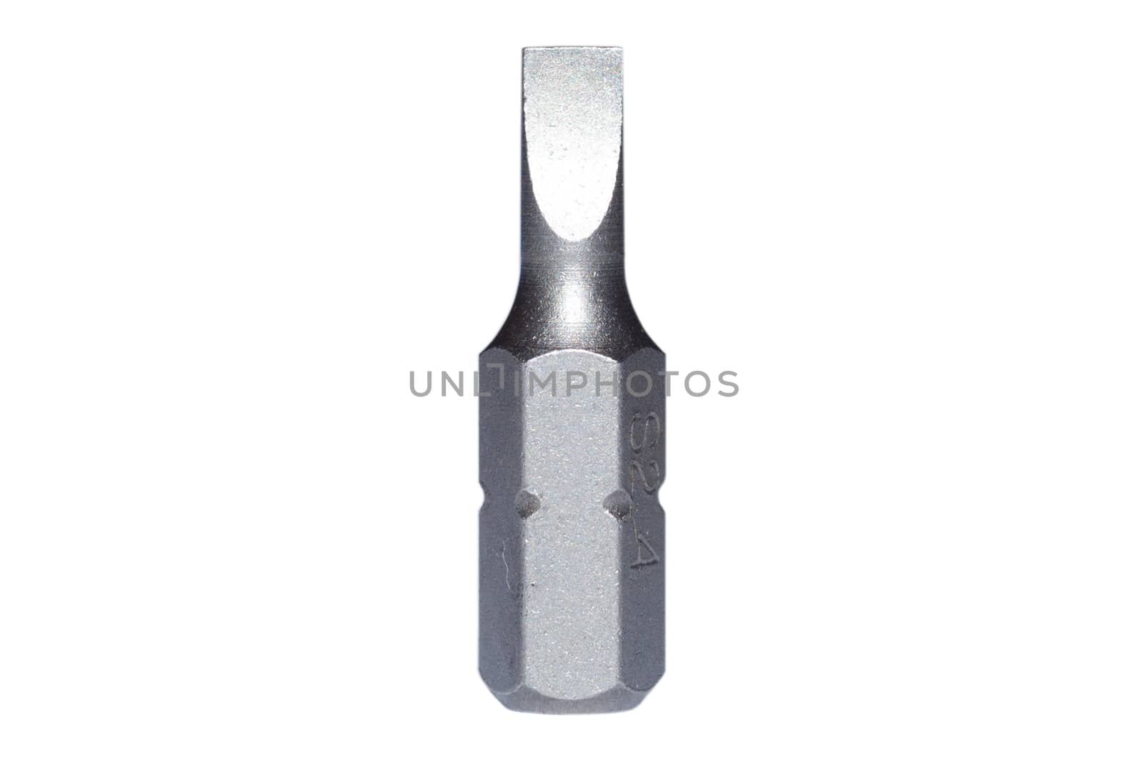 One isolated tool bit on white background