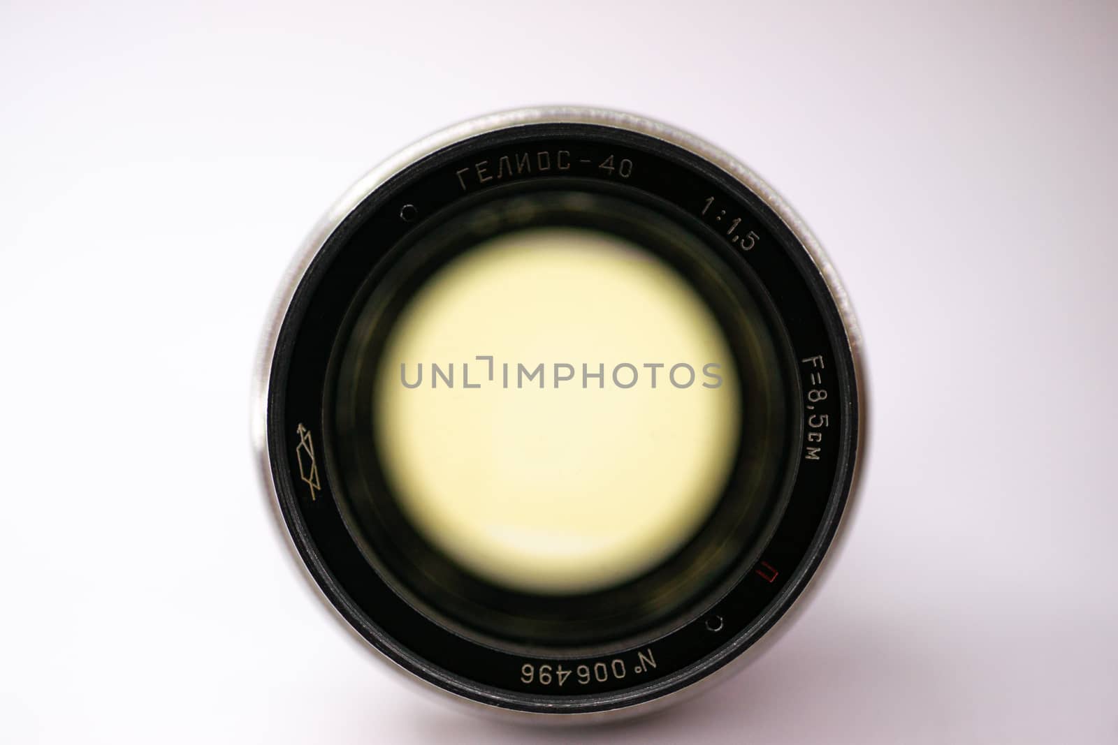 Vintage USSR Lens. Helios 40 85/1.5. Perfect bokeh. Partially defocused photo. Editorial use only.
