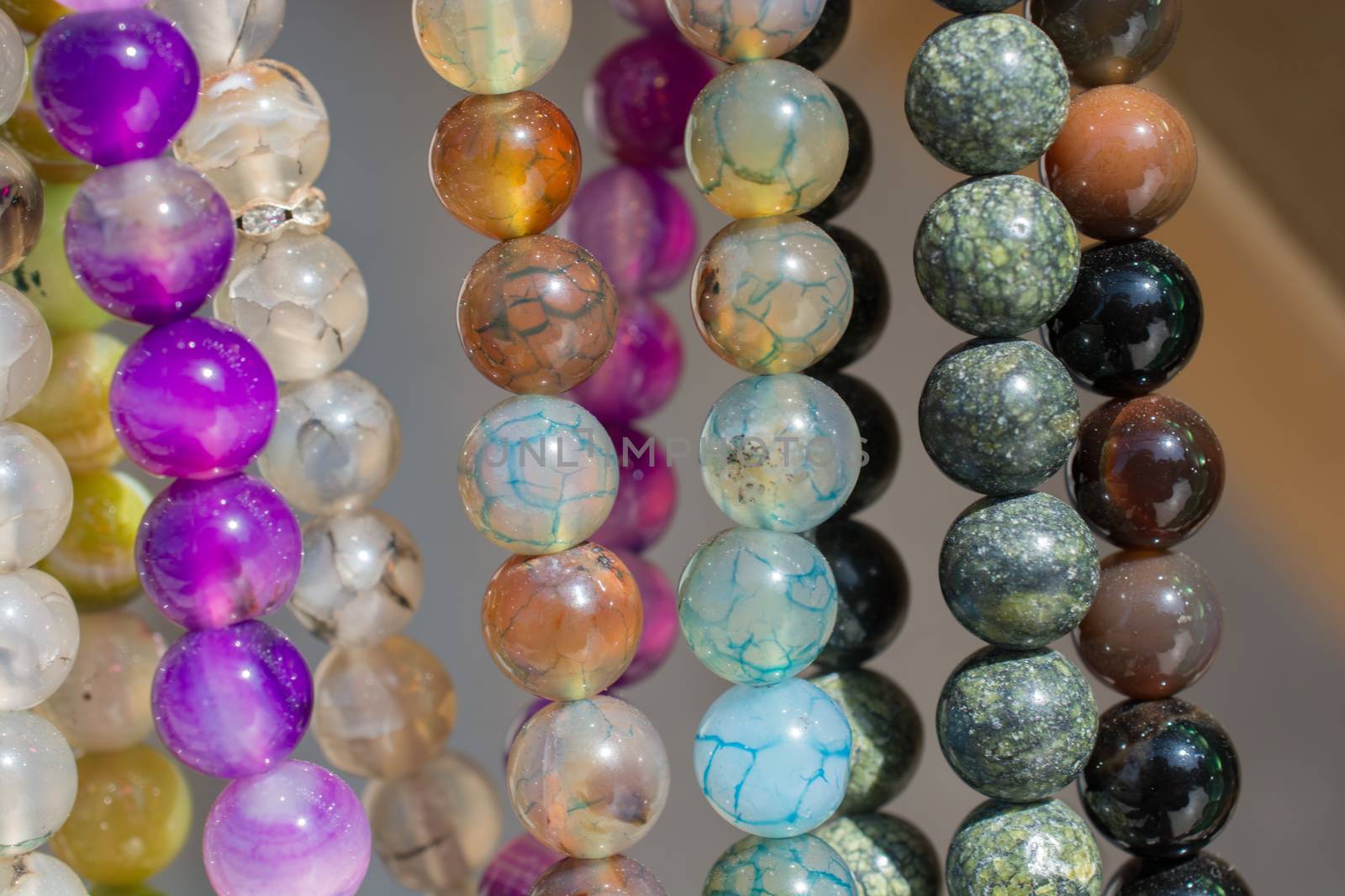 Beautiful colorful  beads of various type and color
