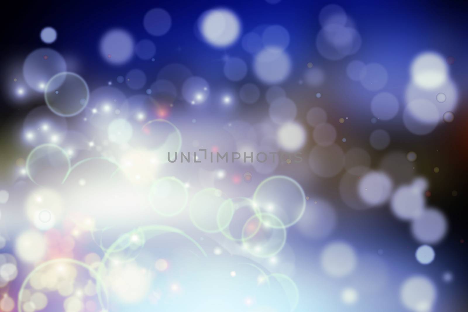 Beautiful bokeh made of blurred lights on colorfull background, Abstract defocused colorful blurred background. Abstract light background