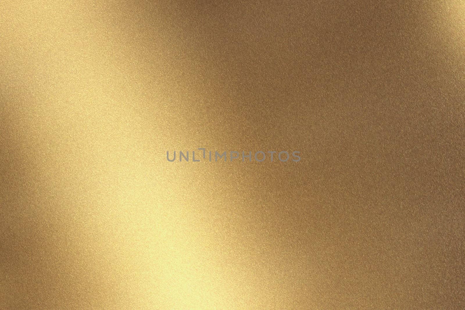 Abstract texture background, light shining on rough golden steel wall