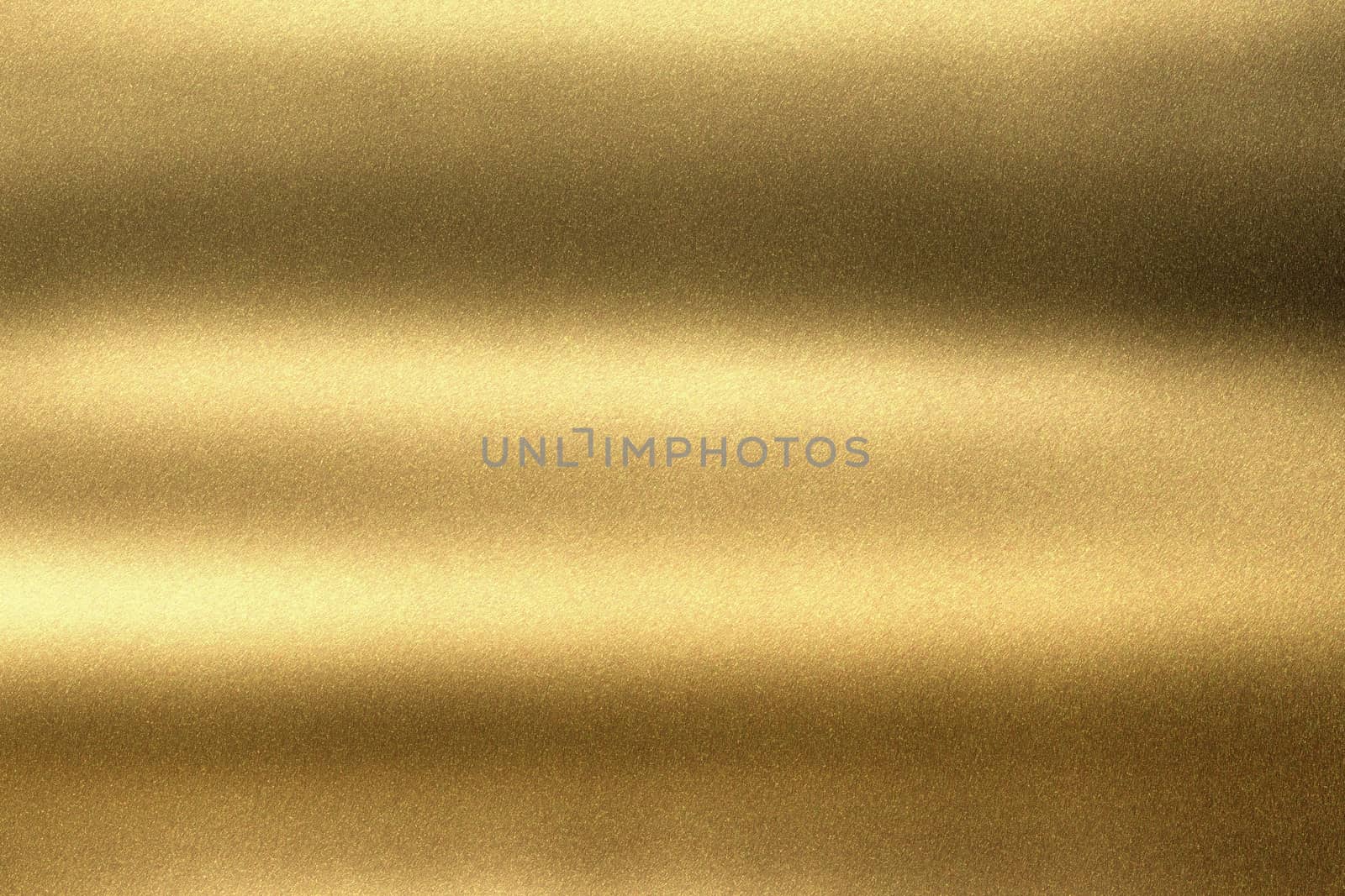 Abstract texture background, light shining on gold corrugated metal