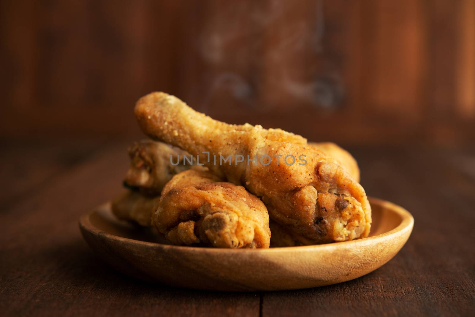 Plate of original recipe fried chickens by szefei