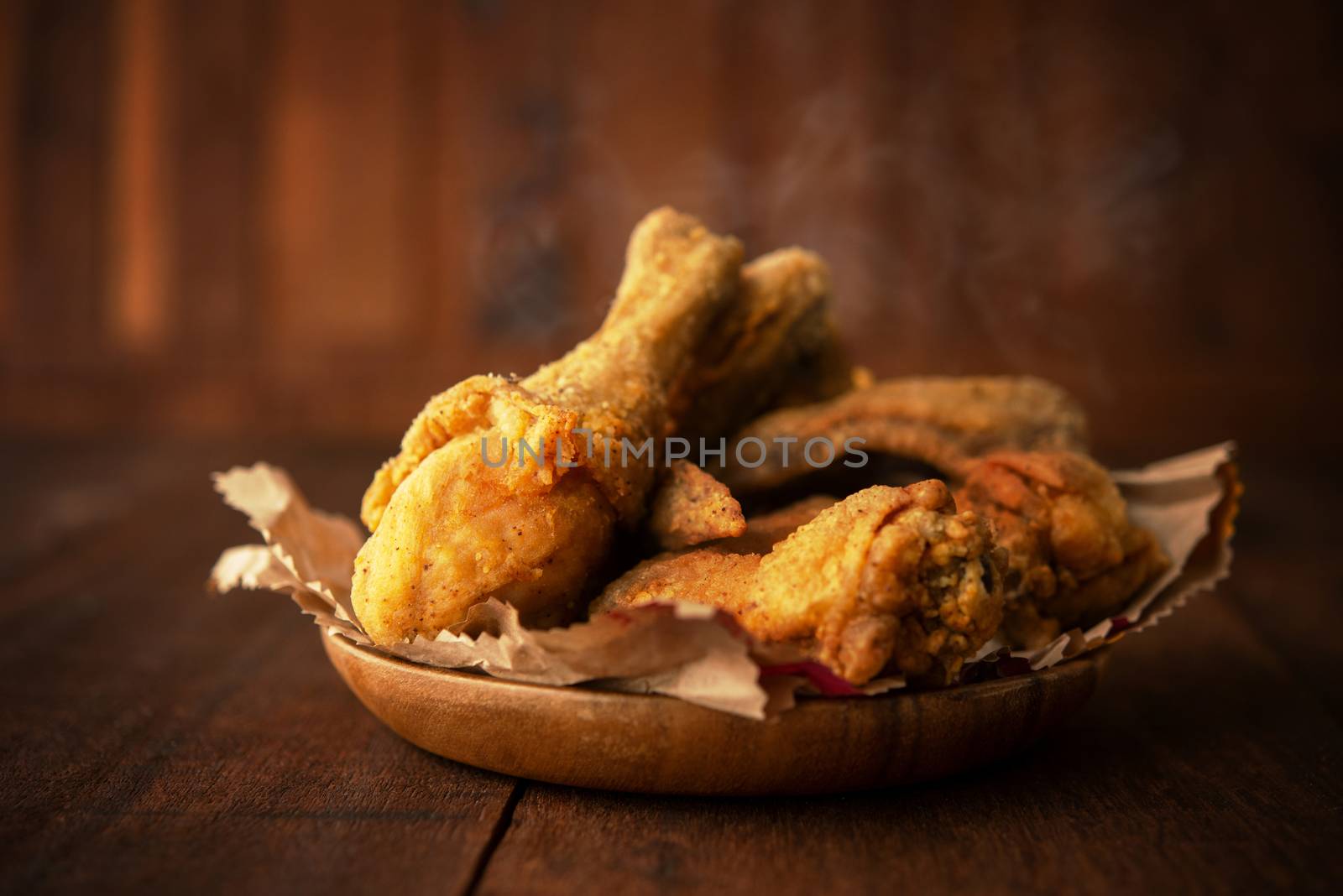 Plate of original recipe fried chickens by szefei