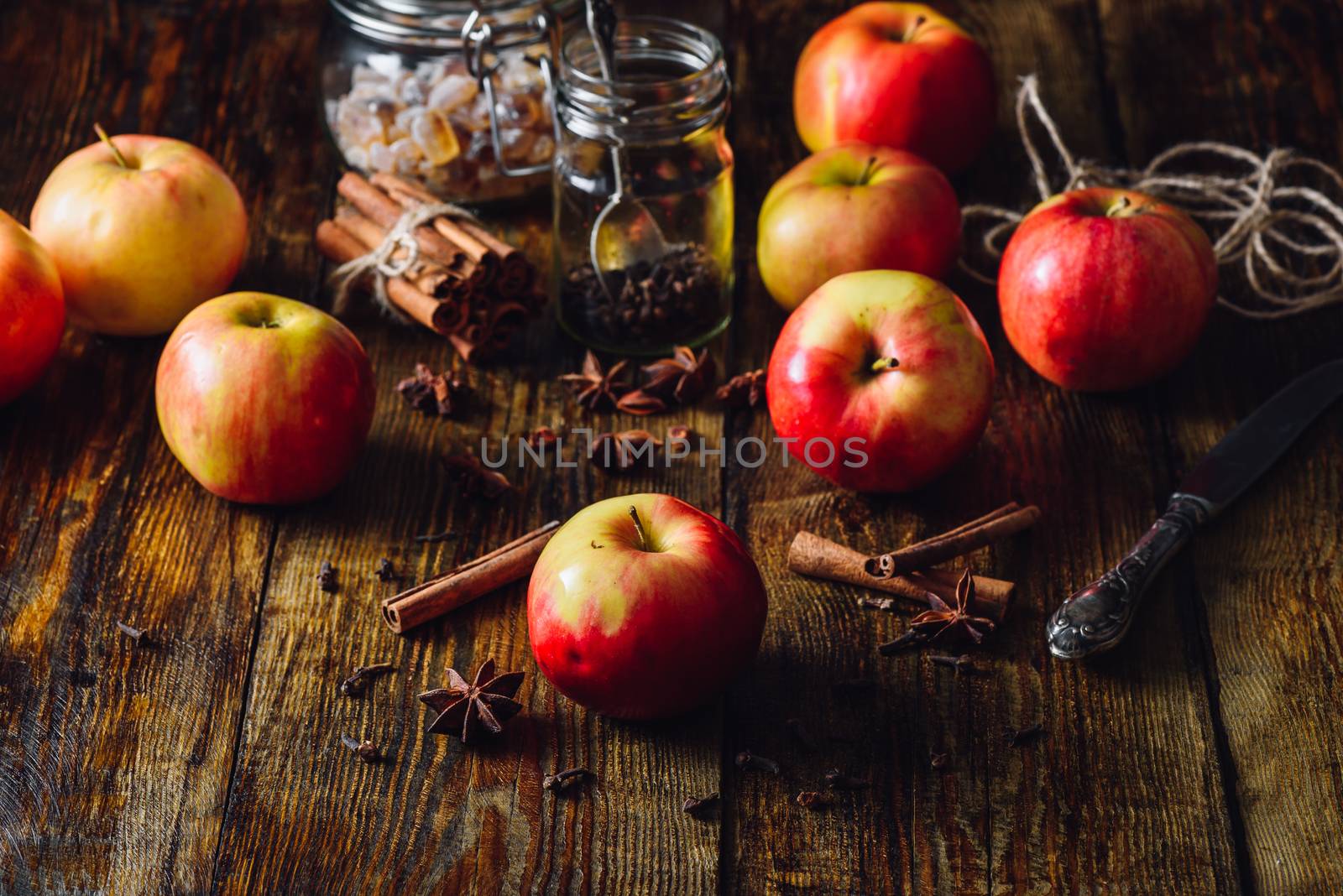 Red Apples with Different Spices. by Seva_blsv
