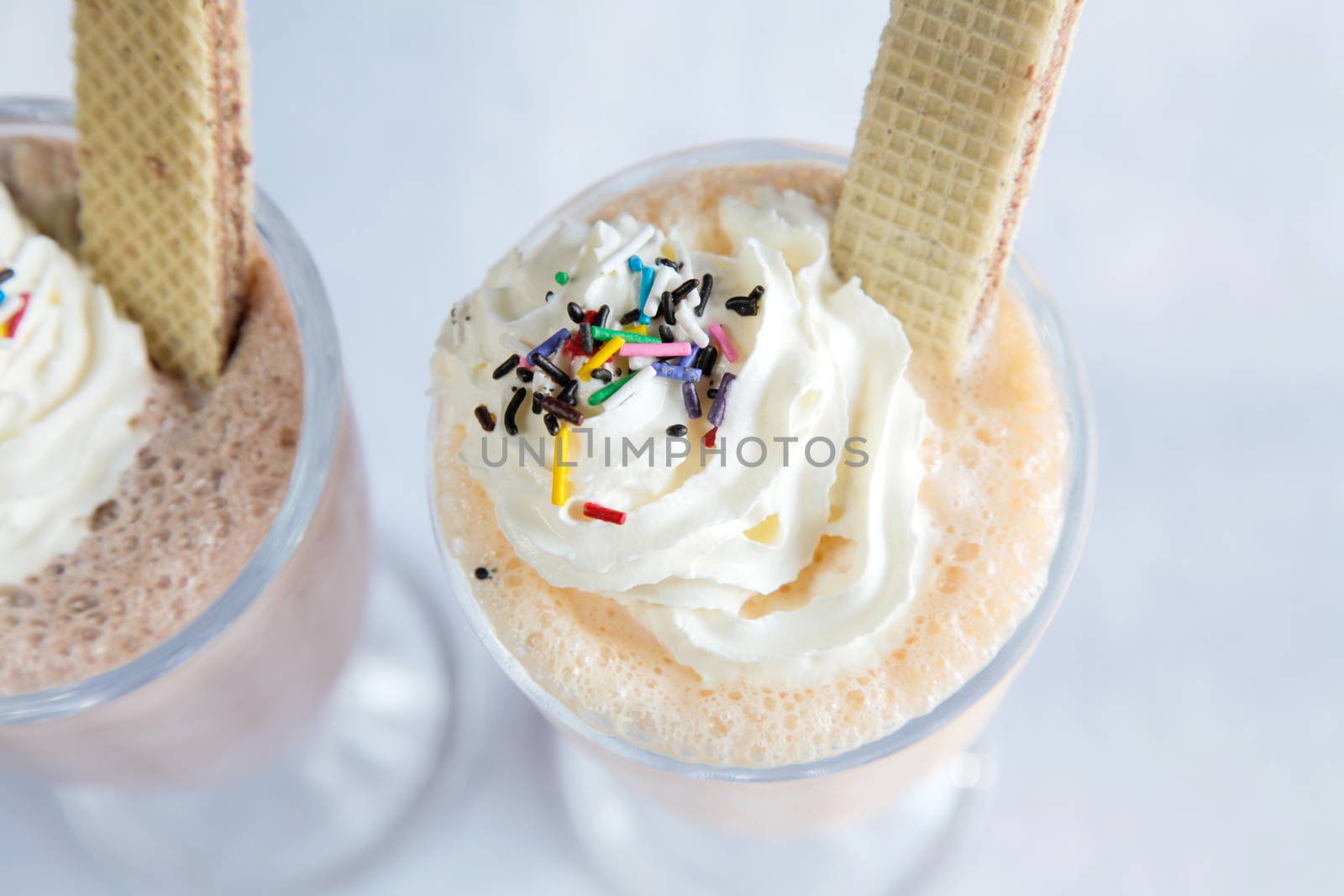 Ice Cream Shake Top view by haiderazim