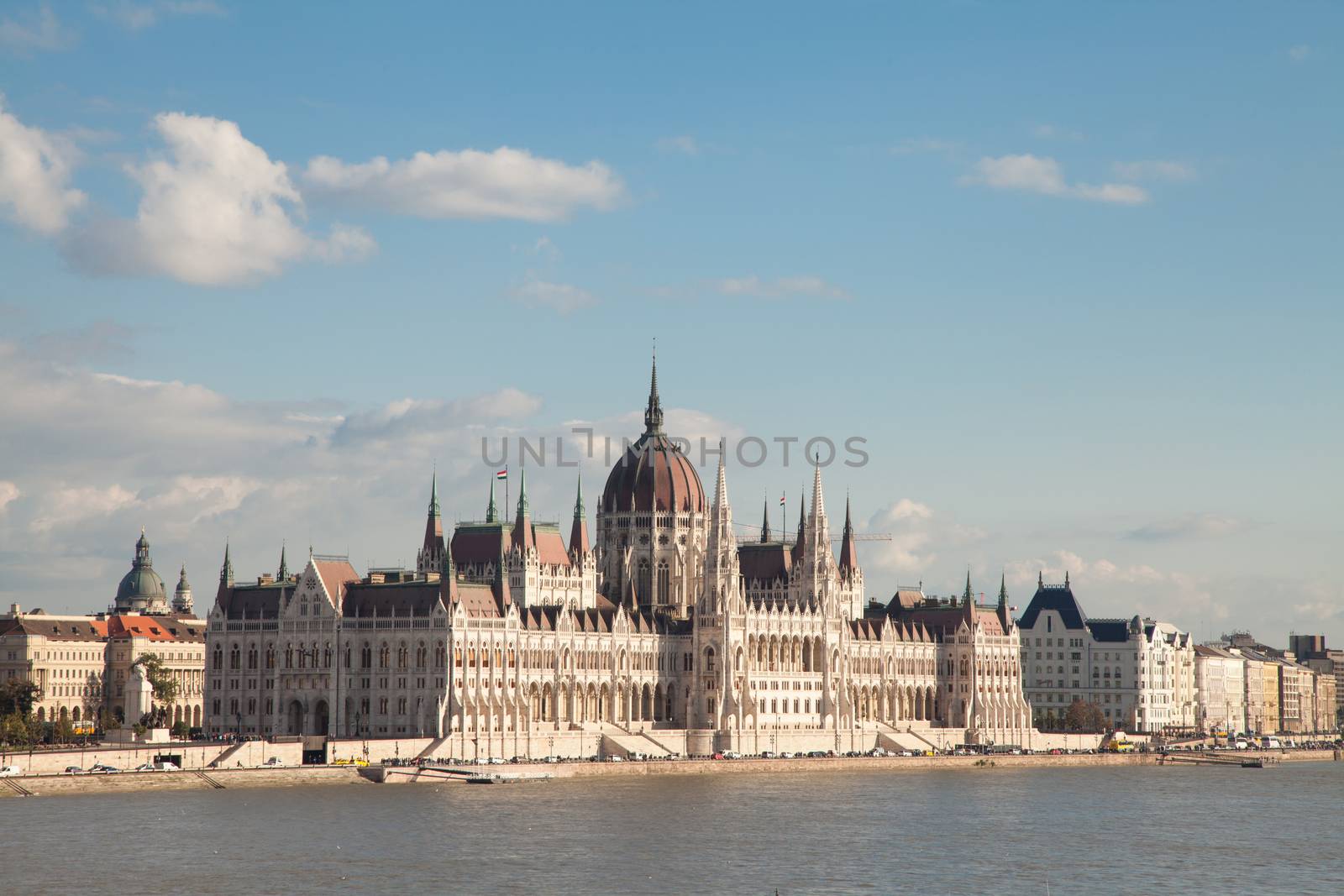 Budapest Parliament in Hungary along the river Danube by haiderazim