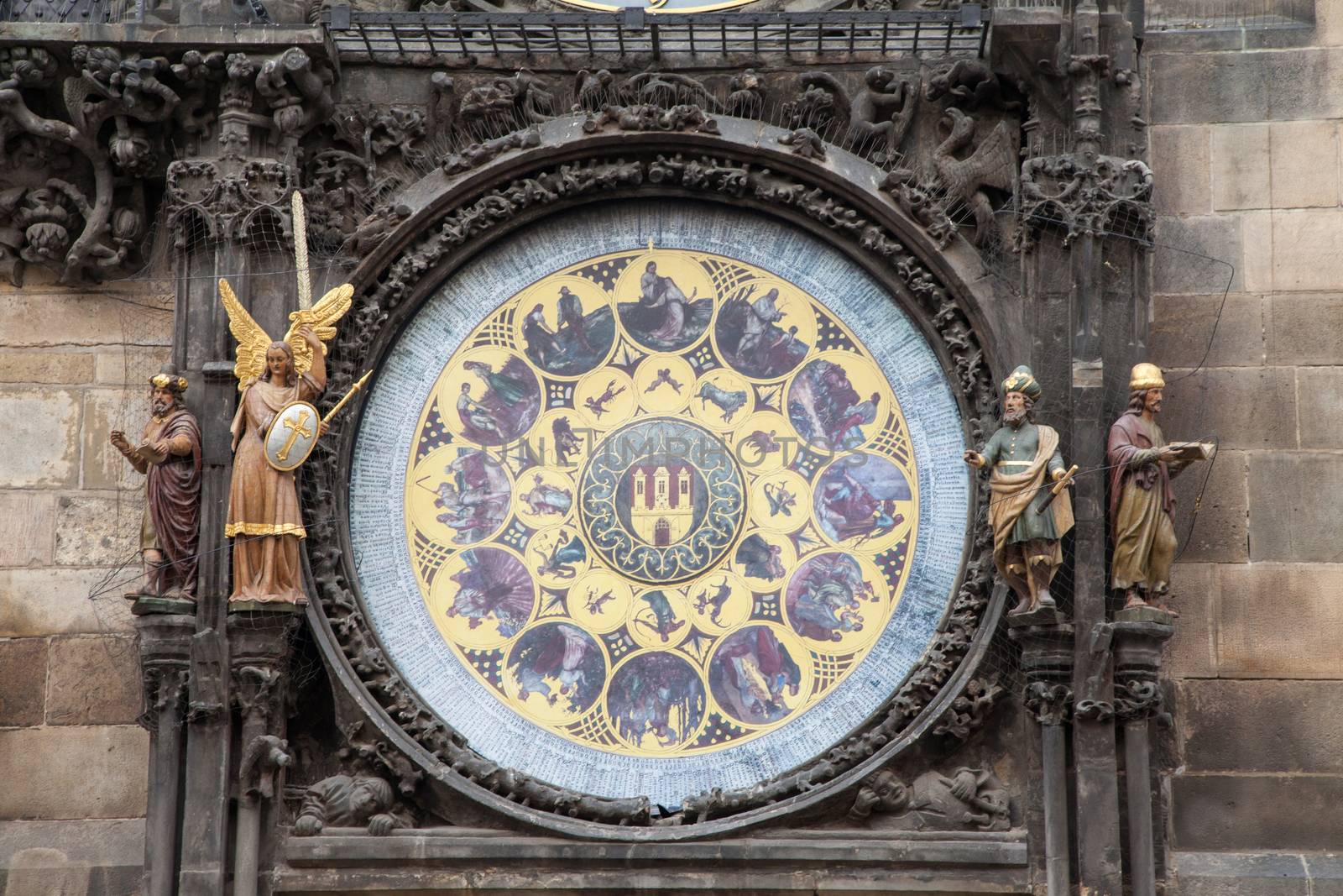 Astronomical clock in Prague, Czech Republic