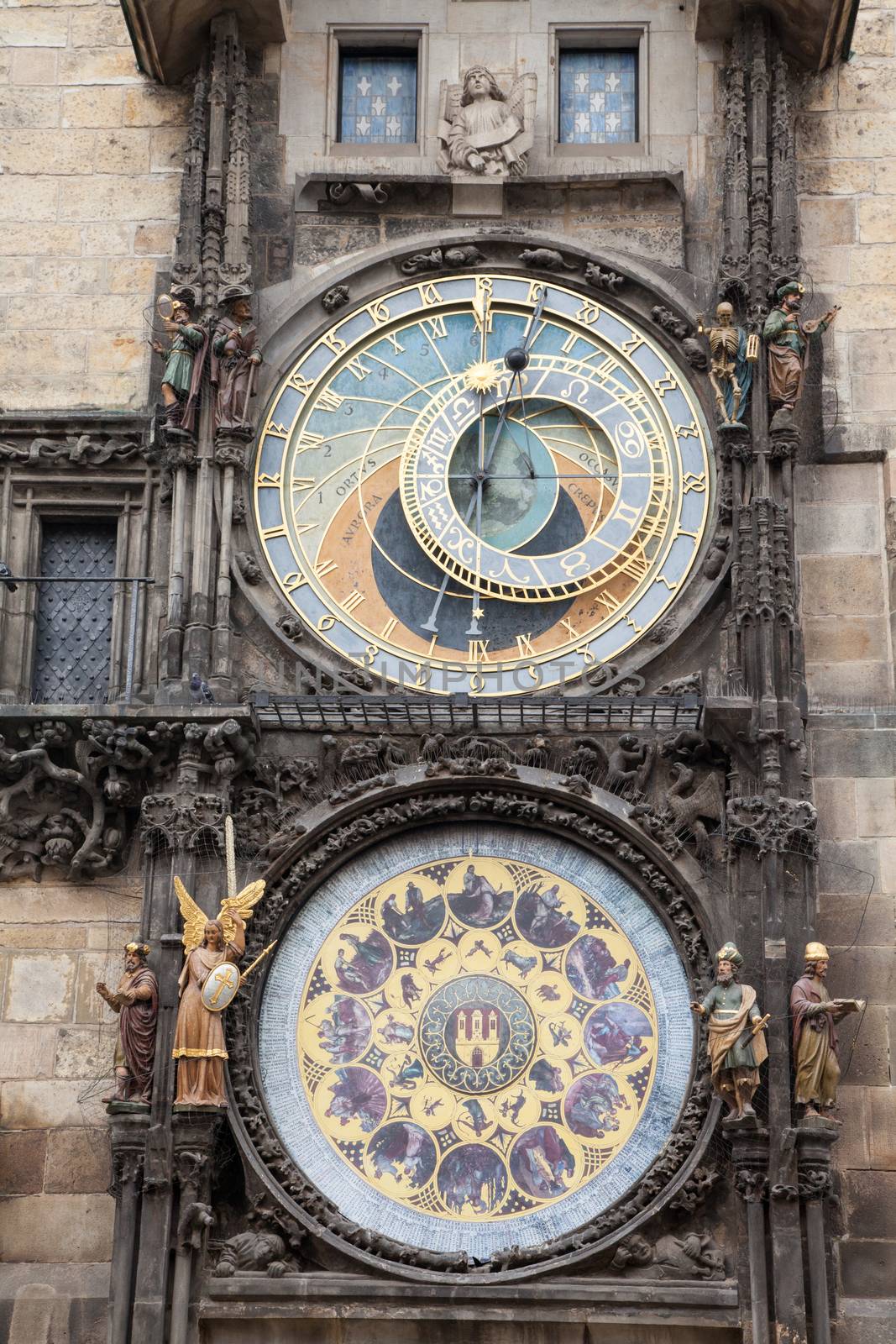 Full Astronomical clock in Prague, Czech Republic by haiderazim