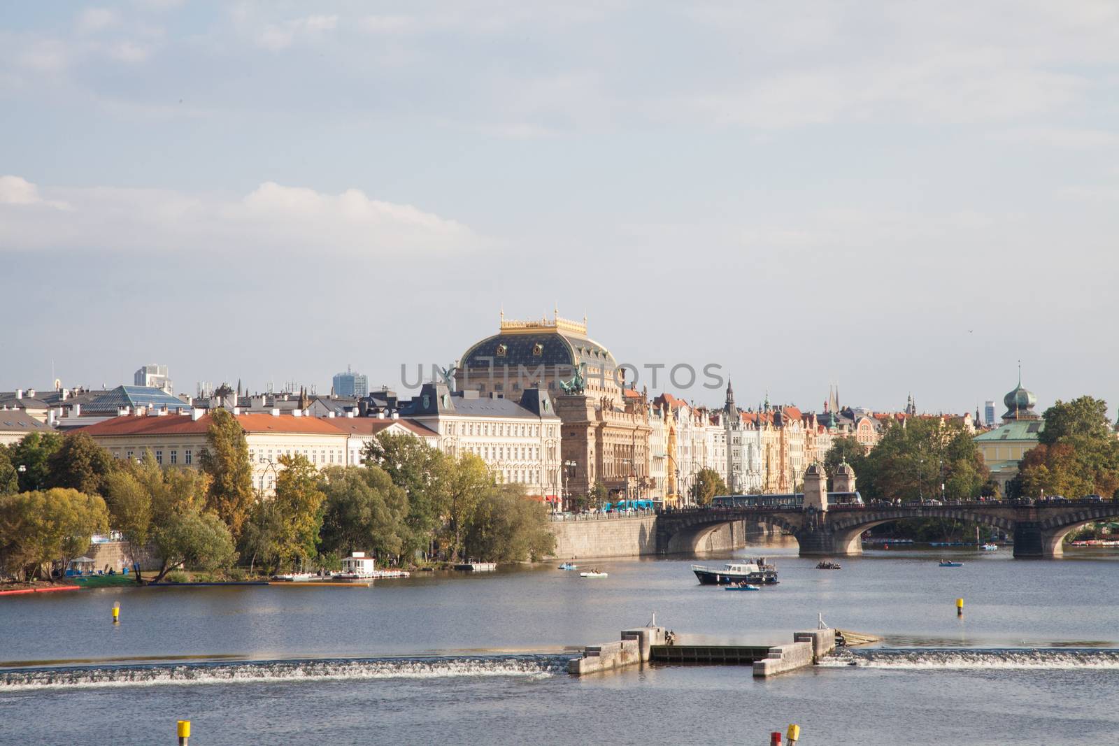 Famous buildings of Prague in old town by haiderazim