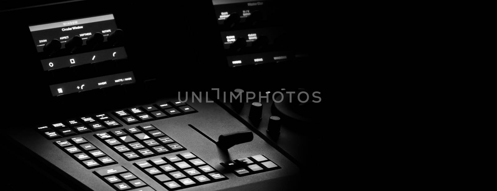 Blurry images of telecine controller machine  by gnepphoto