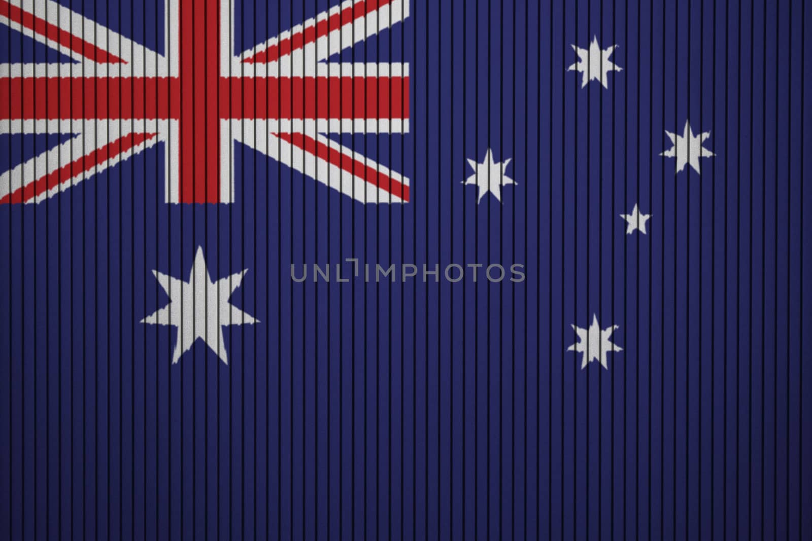 Australia flag painted on the cracked grunge concrete wall by shaadjutt36