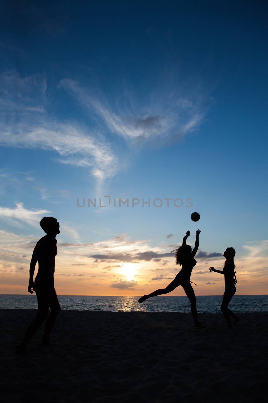 People playing volleyball by ALotOfPeople