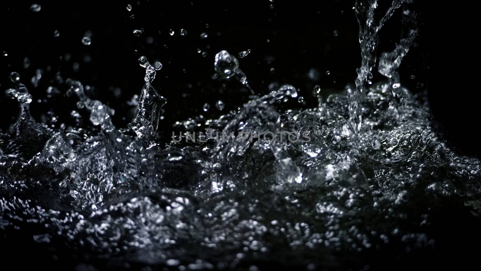 Blurry images of drinking water liquid wave splashing by gnepphoto