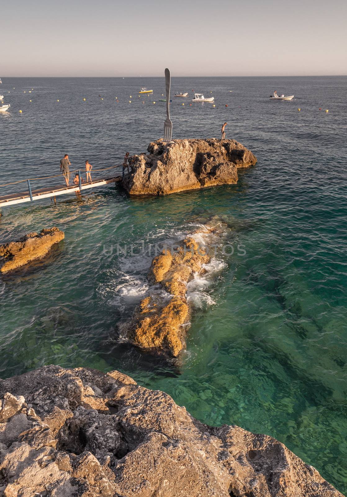 Azure sea in Dhermi, Albania by Multipedia