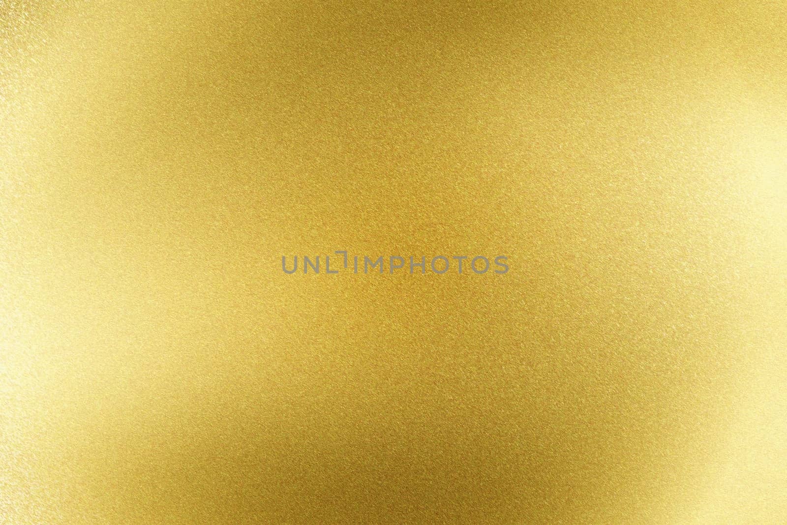 Abstract texture background, light shining on golden stainless sheet