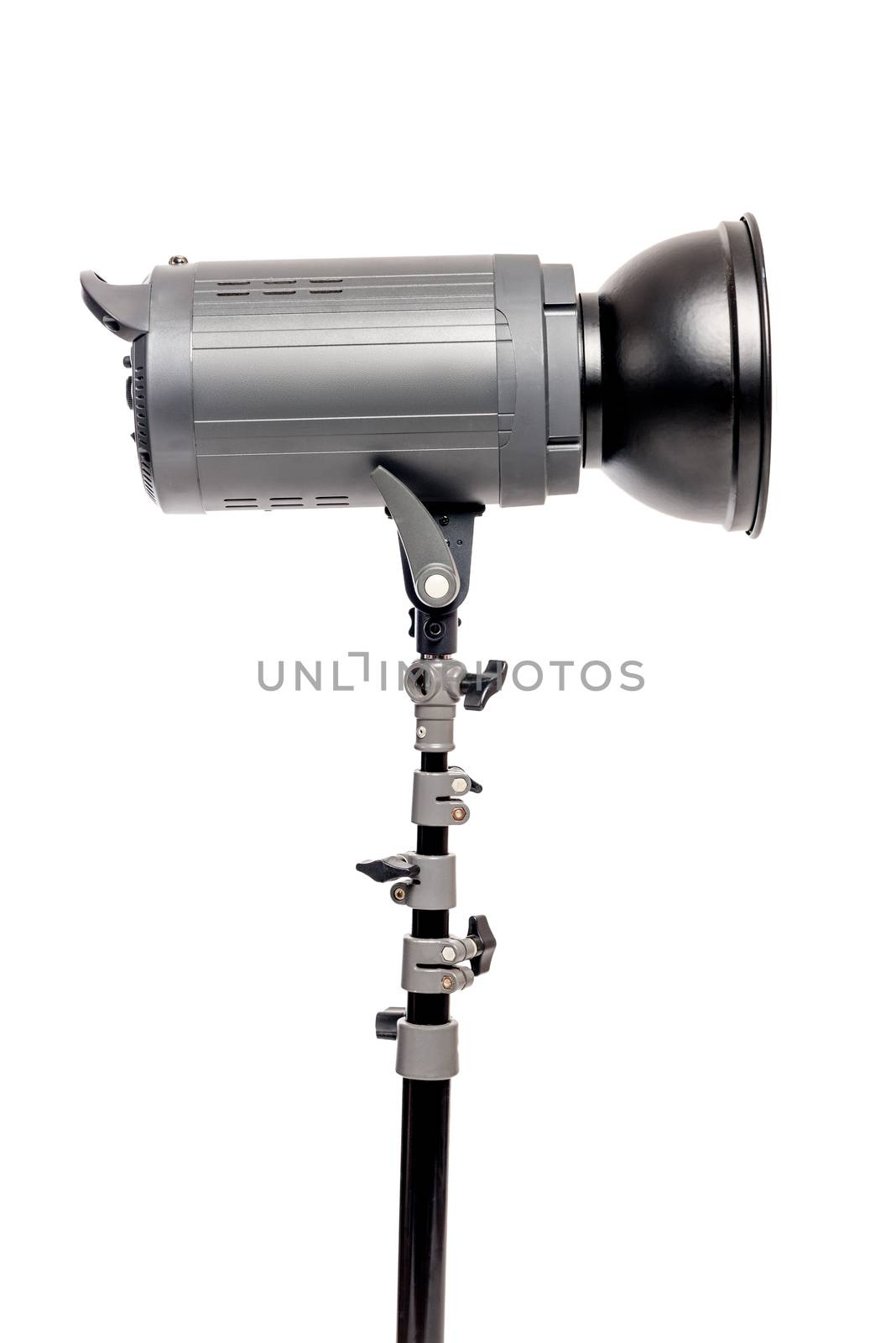 close up powerful flash photo on rack on white background in stu by kosmsos111