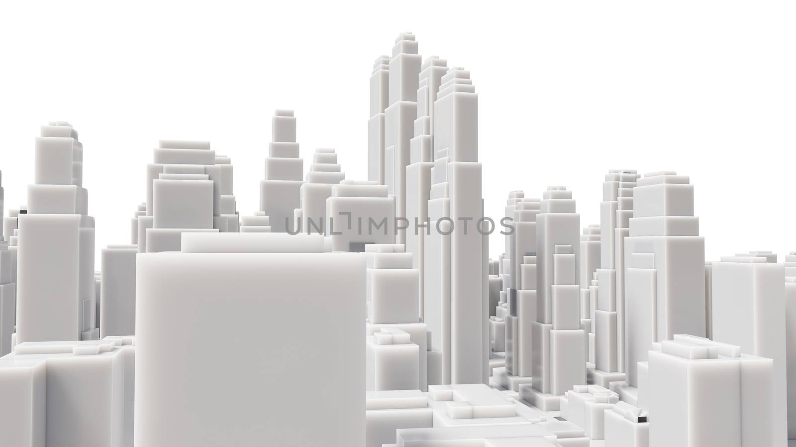 Aerial view of cityscape background by cherezoff