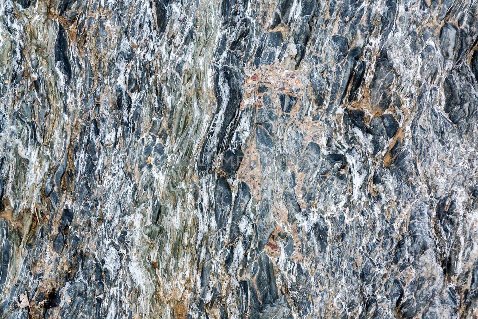 Slate stone surface in the mountains near Muscat, Oman by galsand