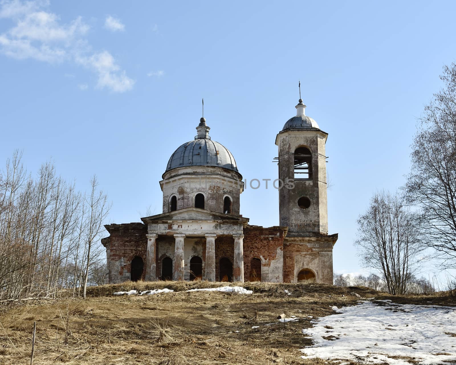 Church of the Presentation of the Blessed Virgin, Novgorod region, village Bronnitsa