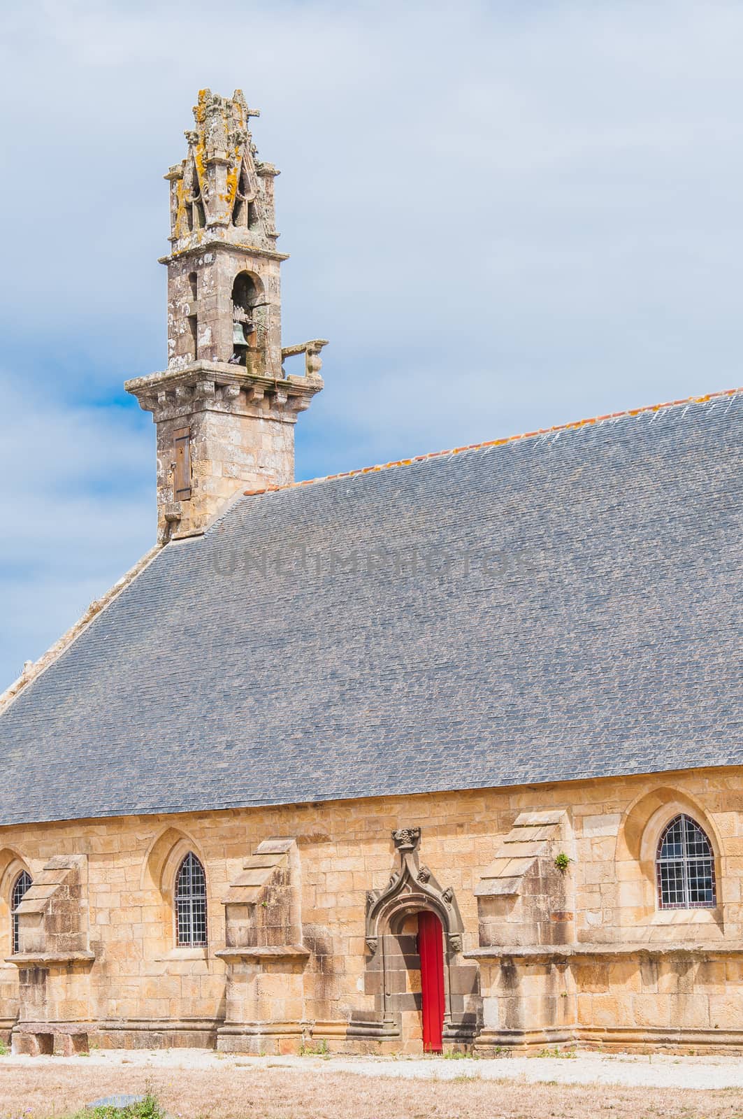 Notre Dame de Rocamadour church in Camaret-sur-mer in Finistère, Brittany, France