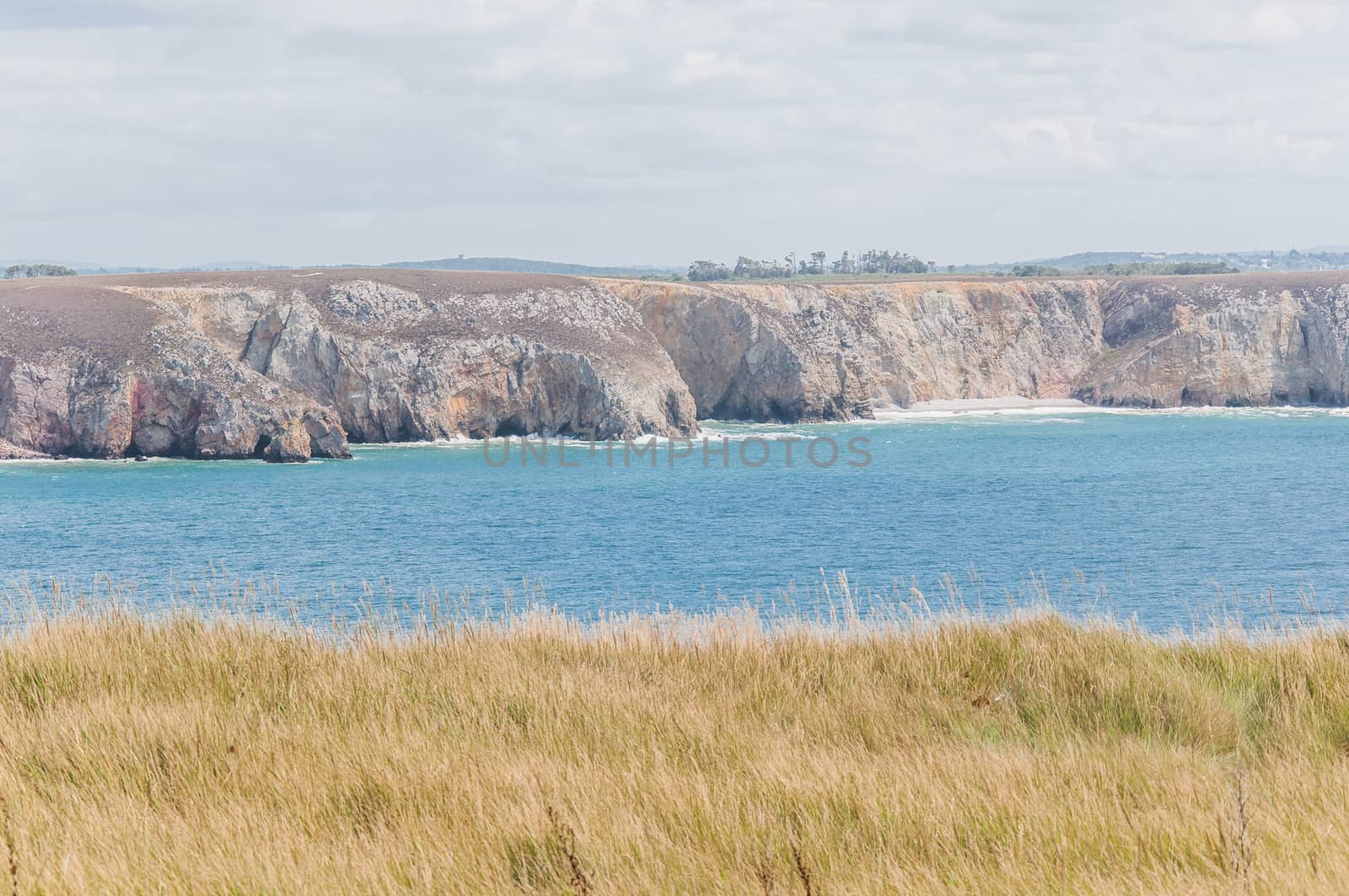 Pointe de Pen-hir on the peninsula of Crozon in Camaret-sur-mer in Finistère in Brittany, France