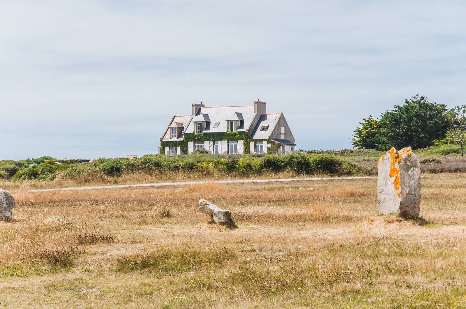 Pointe de Pen-hir on the peninsula of Crozon in Camaret-sur-mer in Finistère in Brittany, France