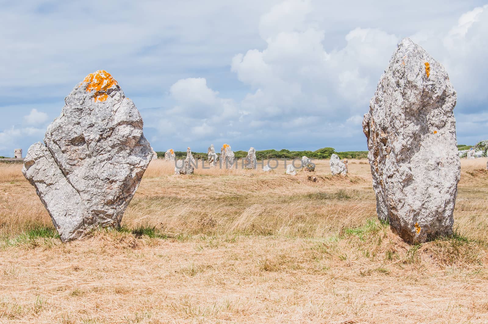 Pointe de Pen-hir on the peninsula of Crozon in Camaret-sur-mer in Finistère in Brittany, France